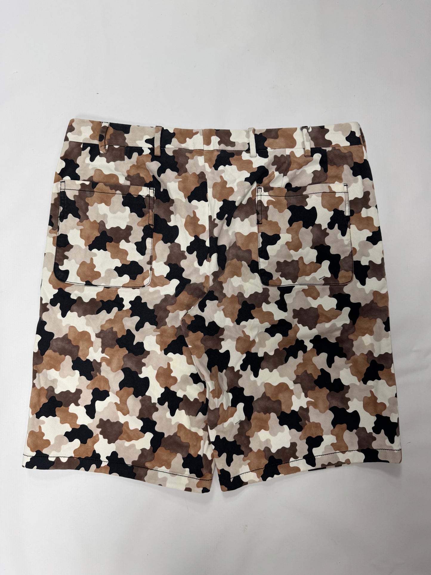 Prada sport camo Bermuda cargo shorts (L)