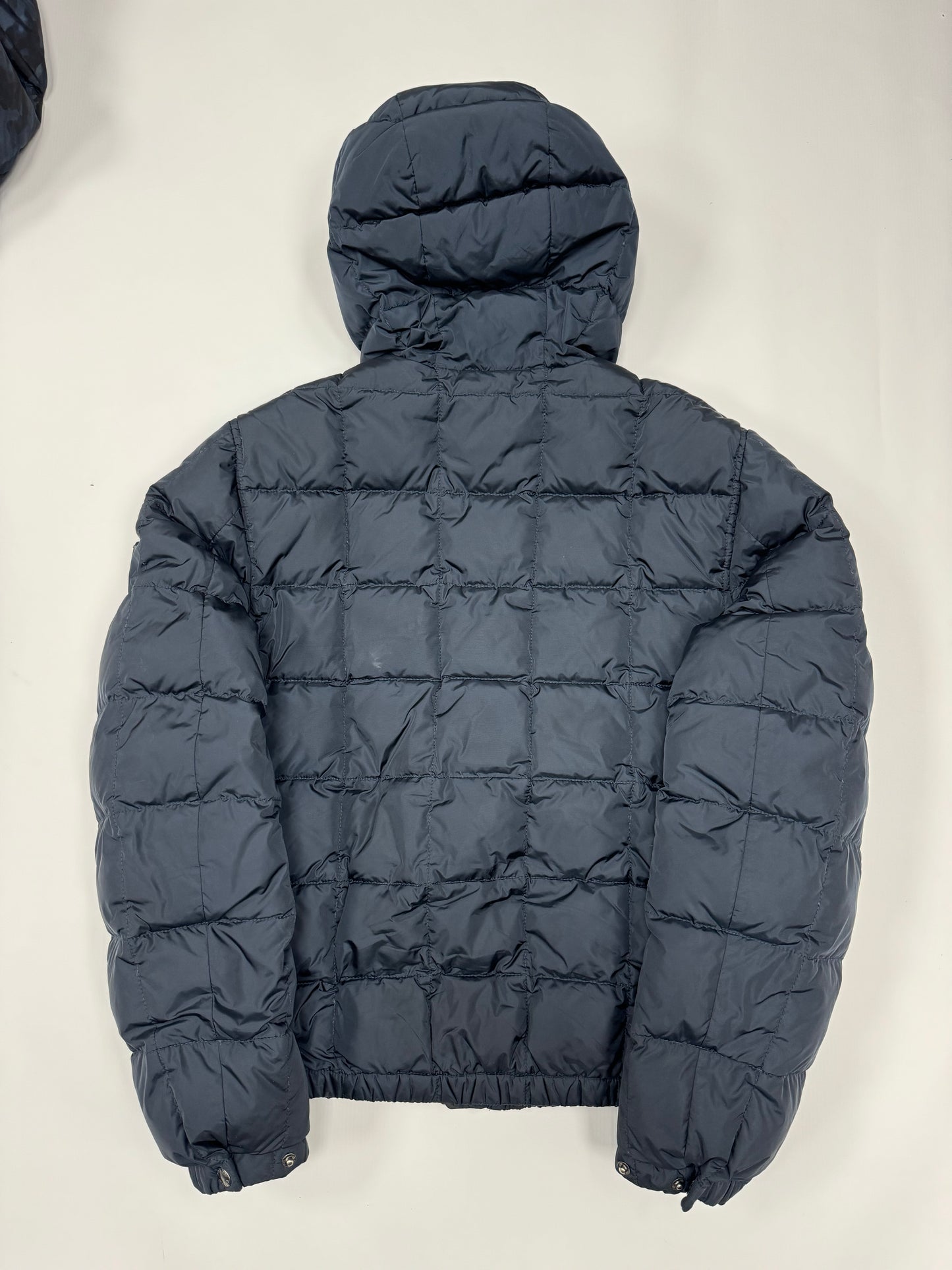 Prada Milano nylon square panel down jacket (L)