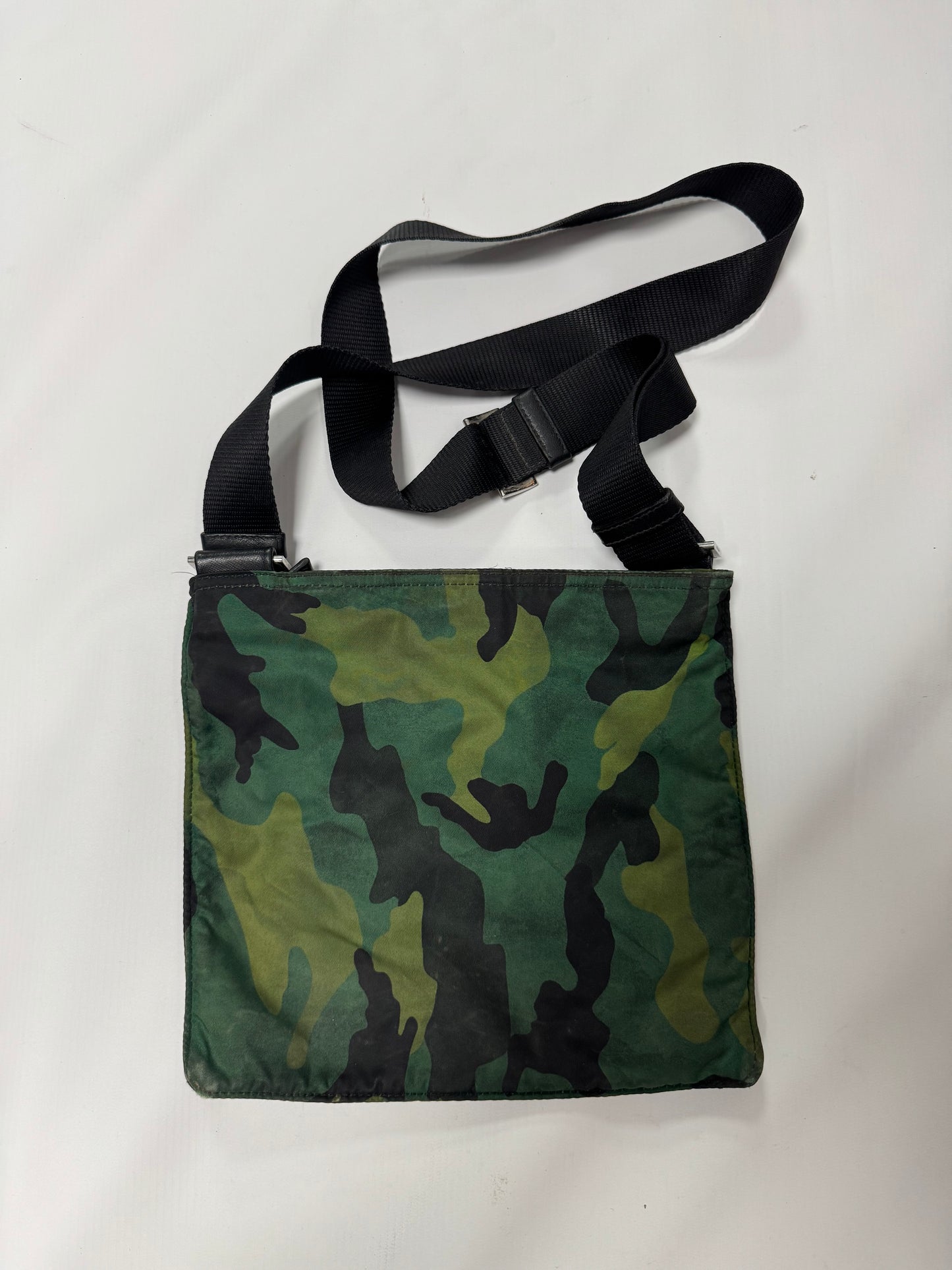 Prada Milano nylon camo shoulder bag (OS)