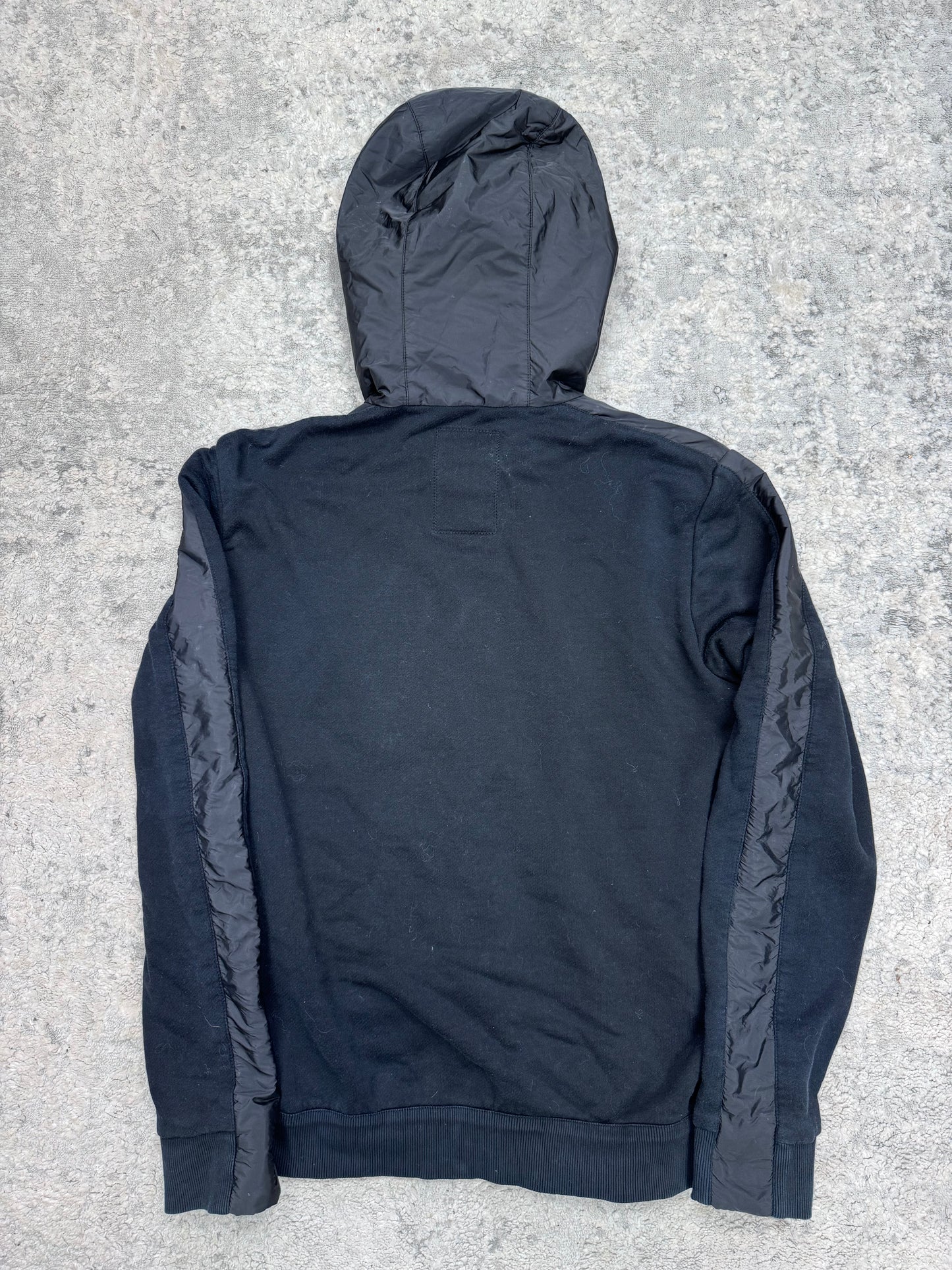 Prada sport nylon panel zip up hoodie (M)
