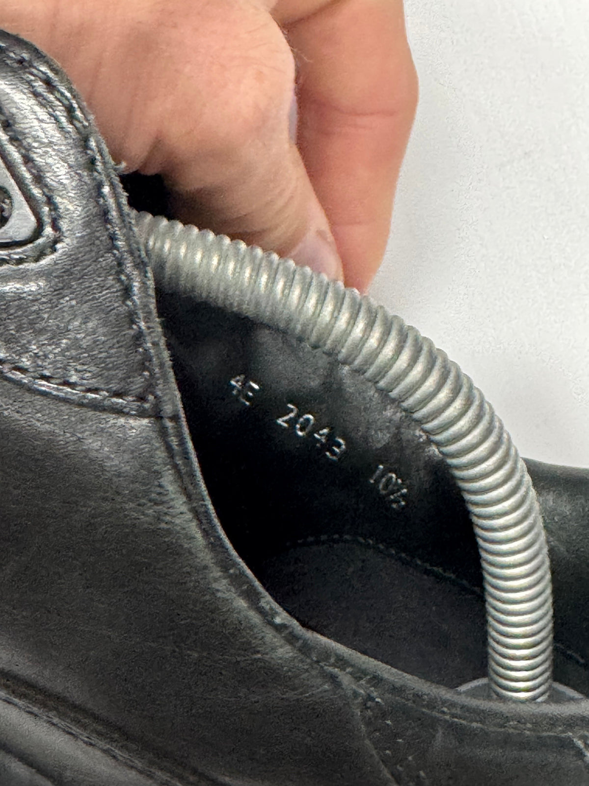 Prada America cup black leather (11.5)