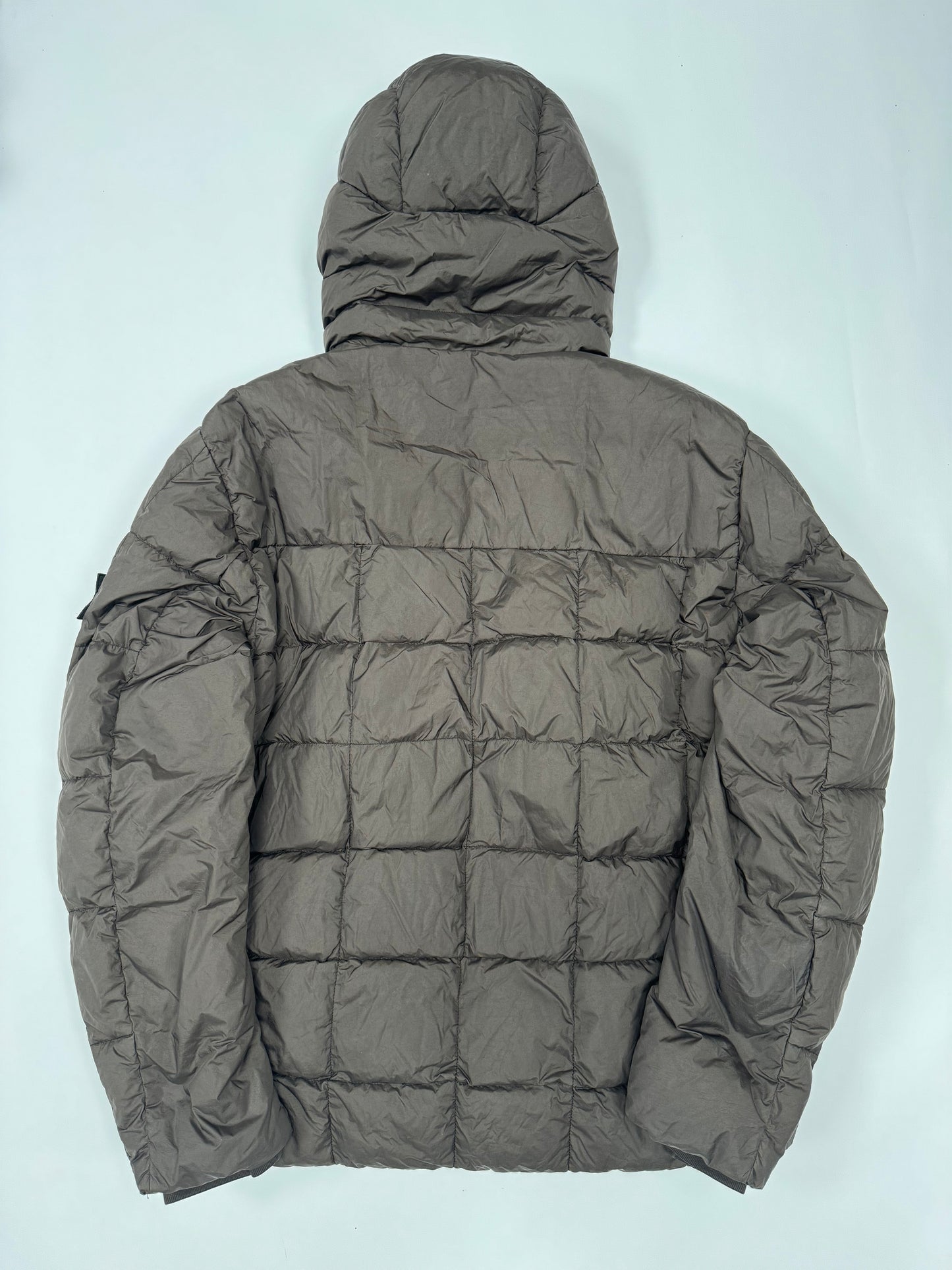 Stone island 30th anniversary garment dyed nylon tela down jacket (XL)