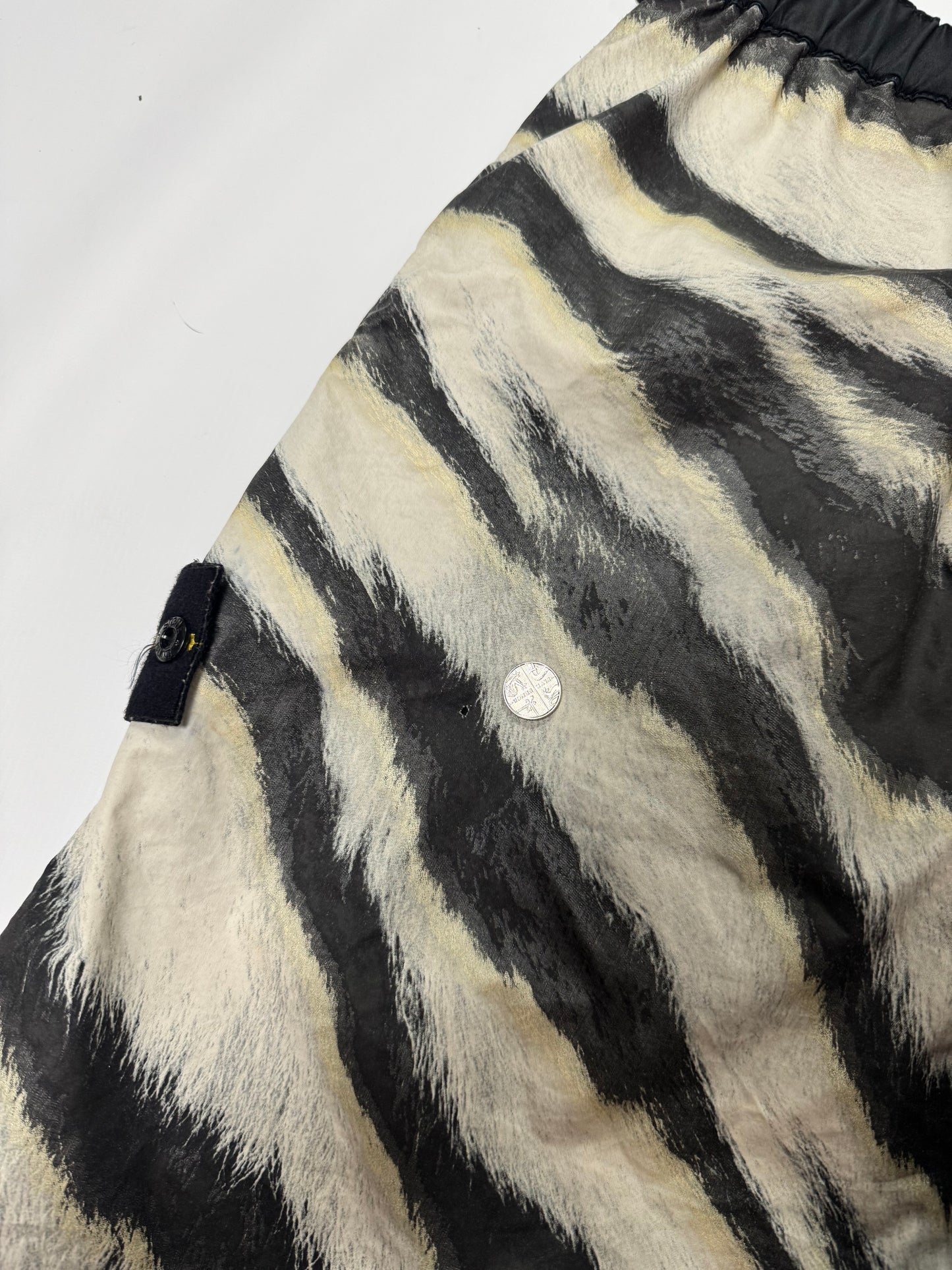 Stone island white tiger camo shorts (W30)