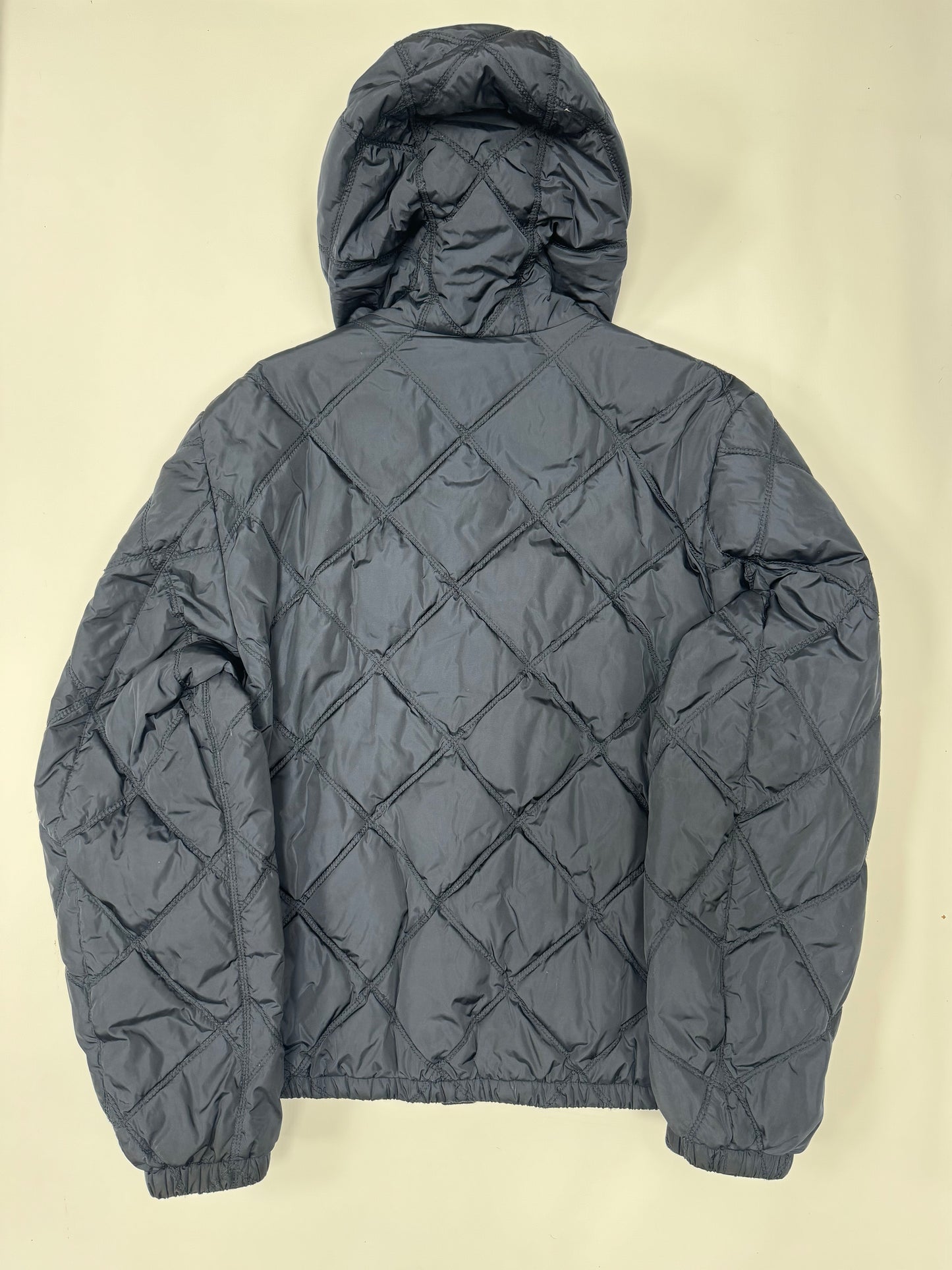 Prada Milano nylon diamond stitch down jacket (XL)