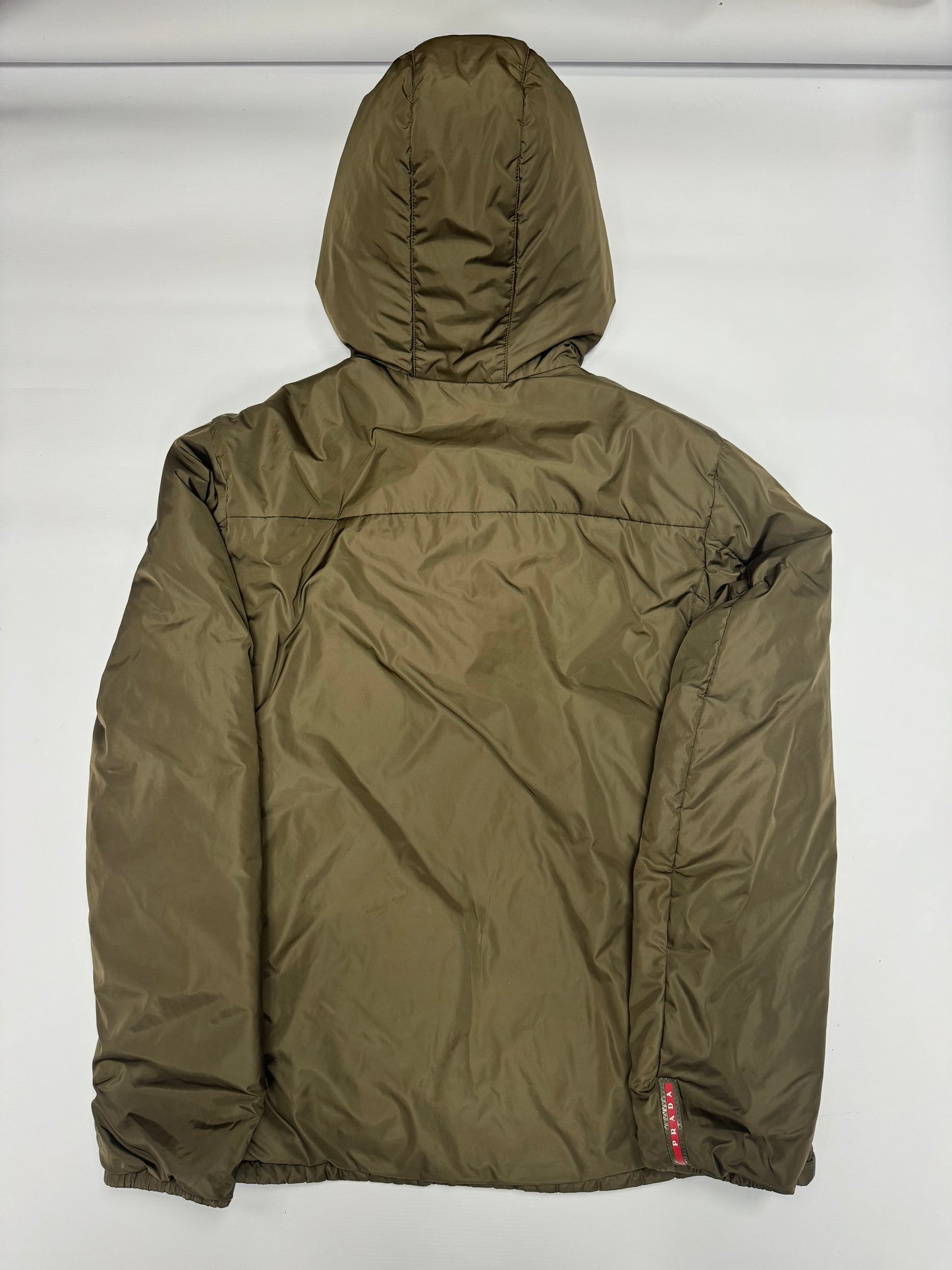 Prada sport padded nylon reversible jacket (L)