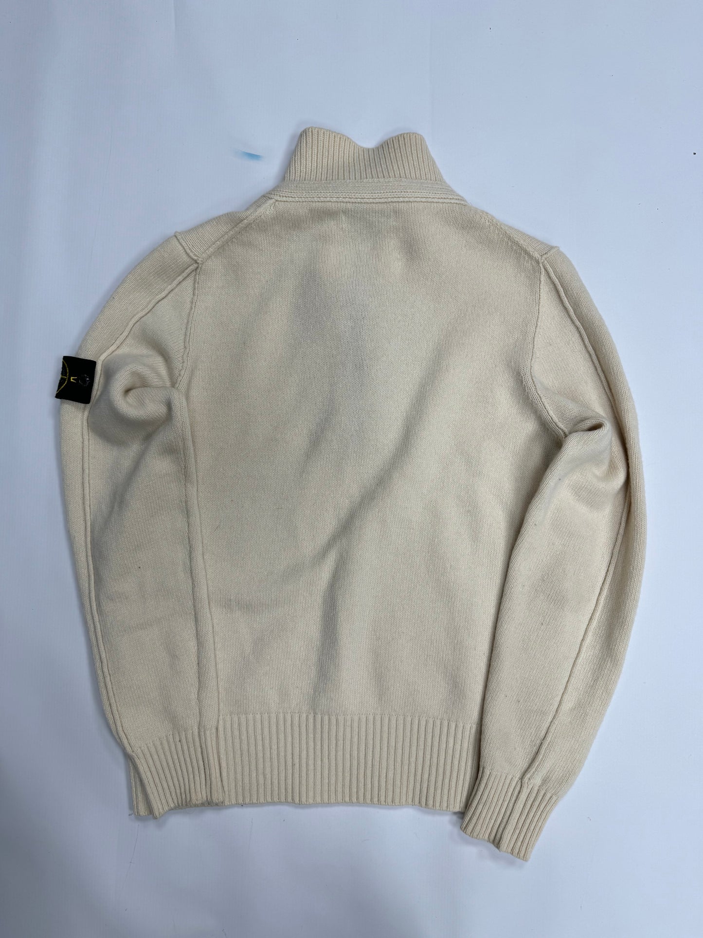 Stone island A/W 2010 quarter zip knit sweatshirt (M)