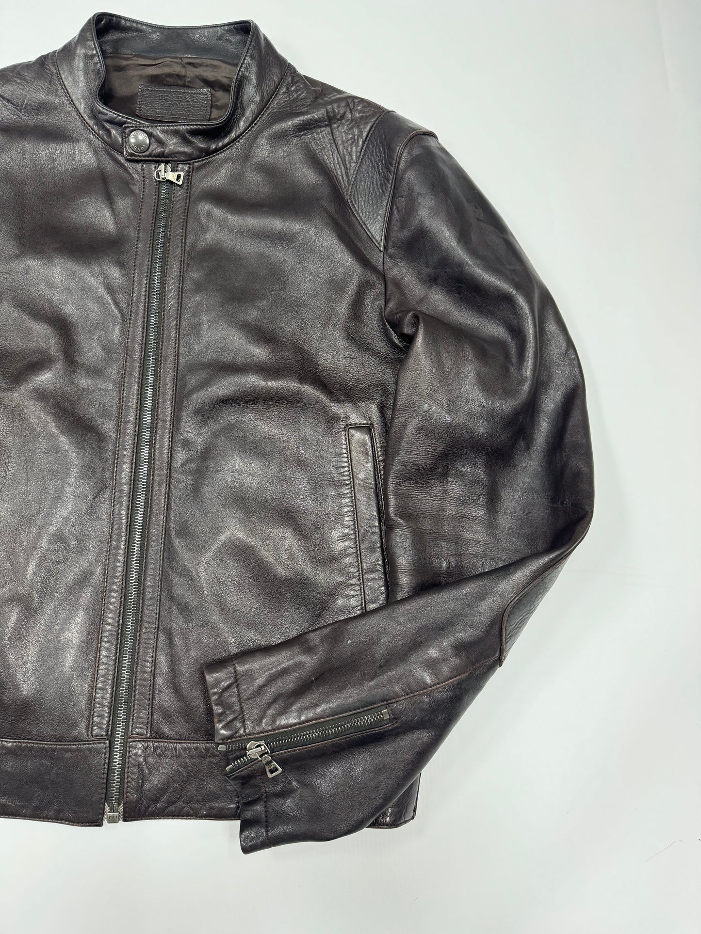 Prada Milano leather jacket (M)