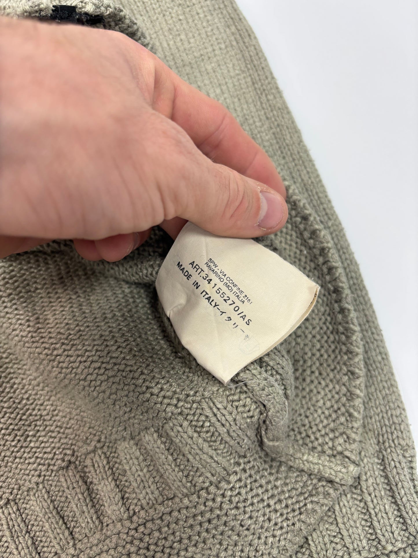 Stone island full zip knit (L)