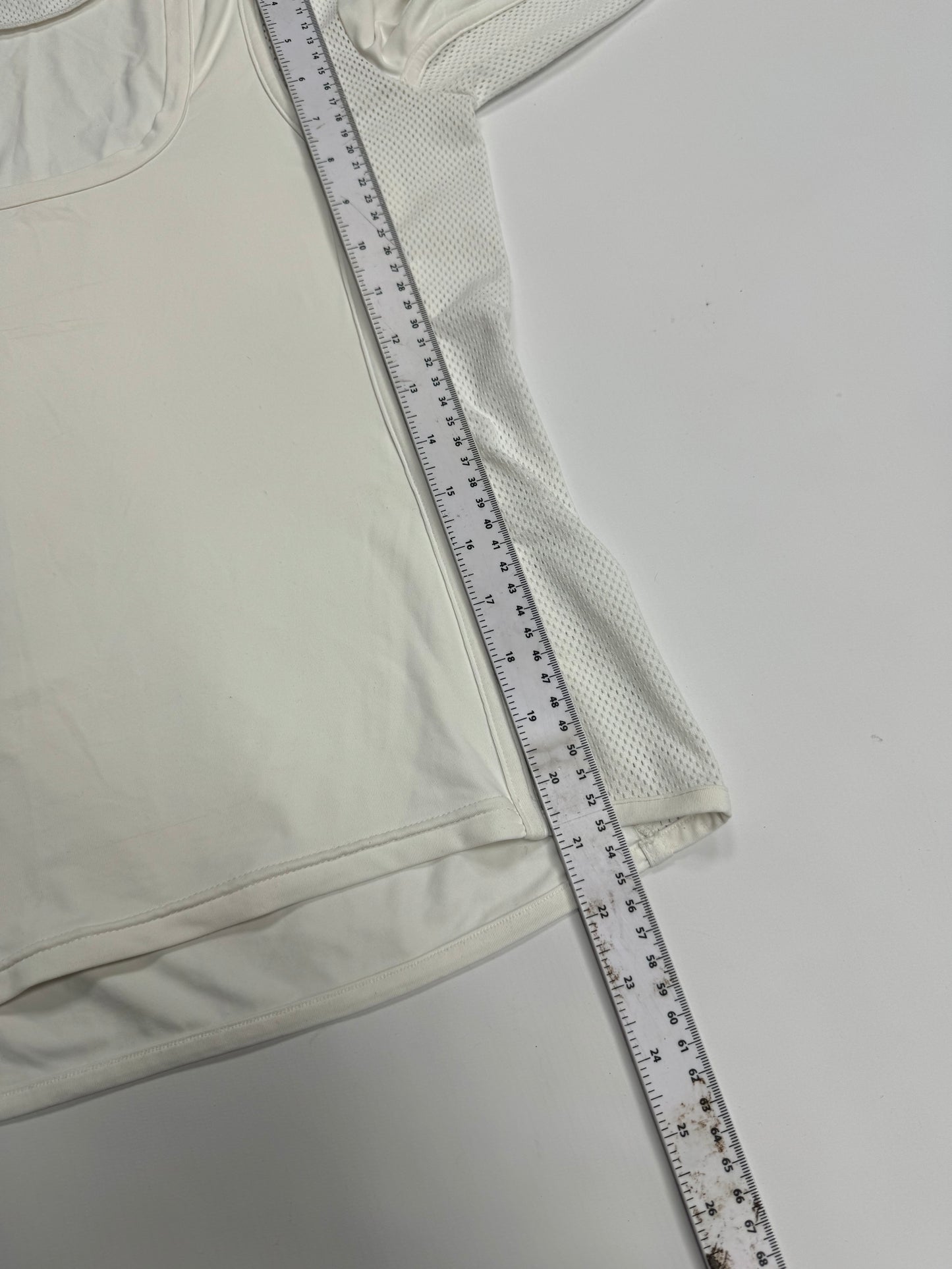 Prada sport mesh panel long sleeve top (S)