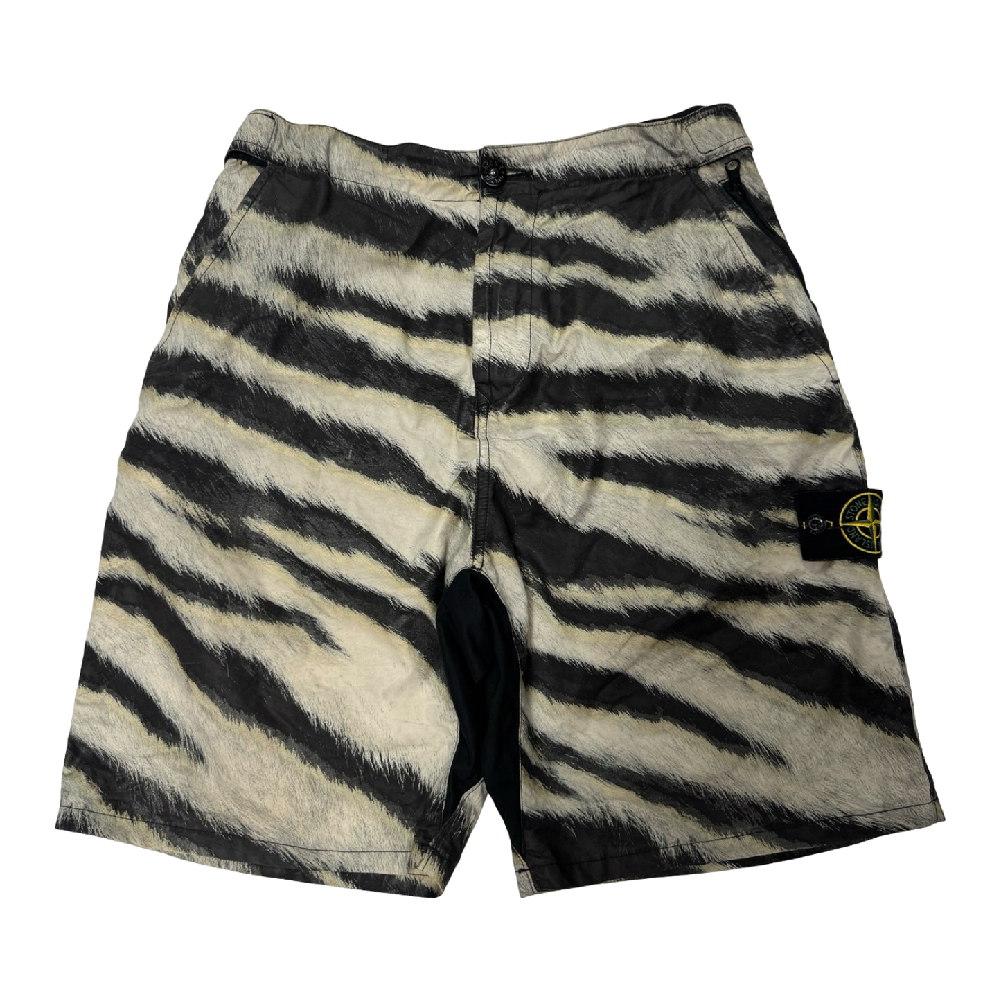 Stone island white tiger camo shorts (W30)