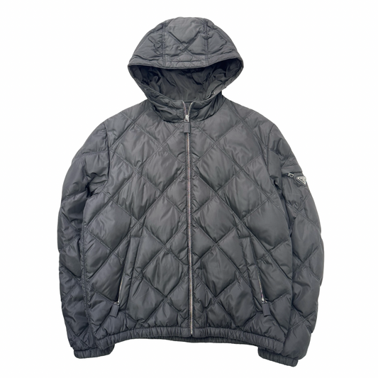 Prada diamond stitch down jacket (L)