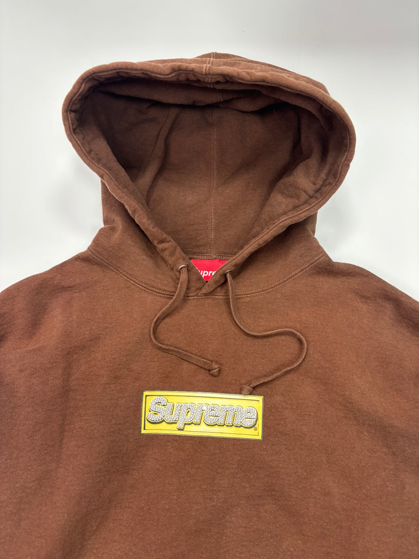Supreme bling box logo hoodie (M)