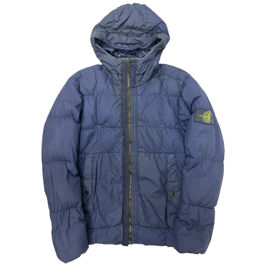 Stone island garment dyed down jacket (L)