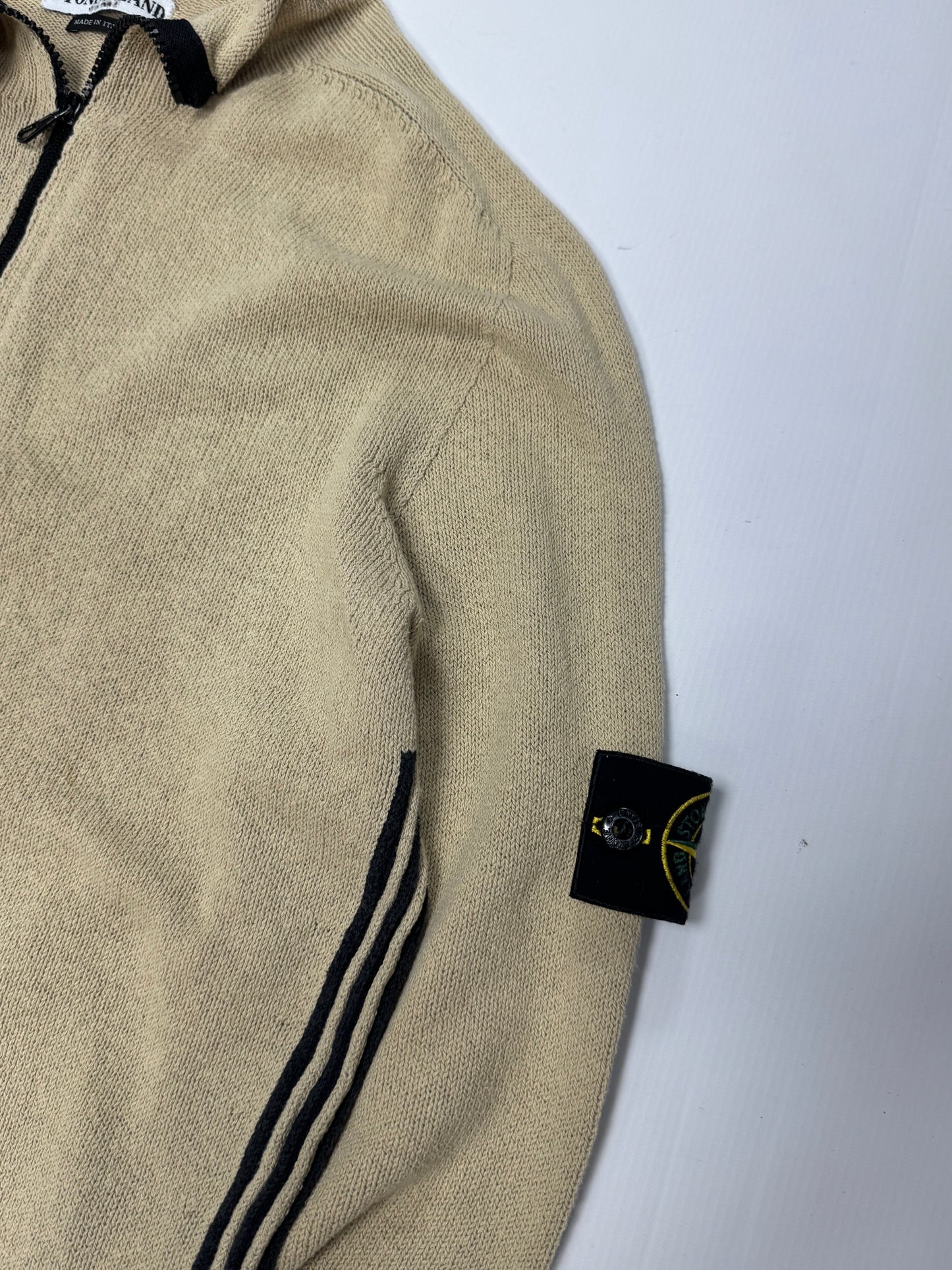 Stone island quarter zip knit sweatshirt (L)