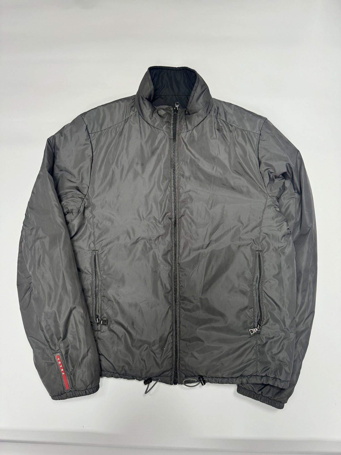 Prada sport nylon padded reversible jacket (L)