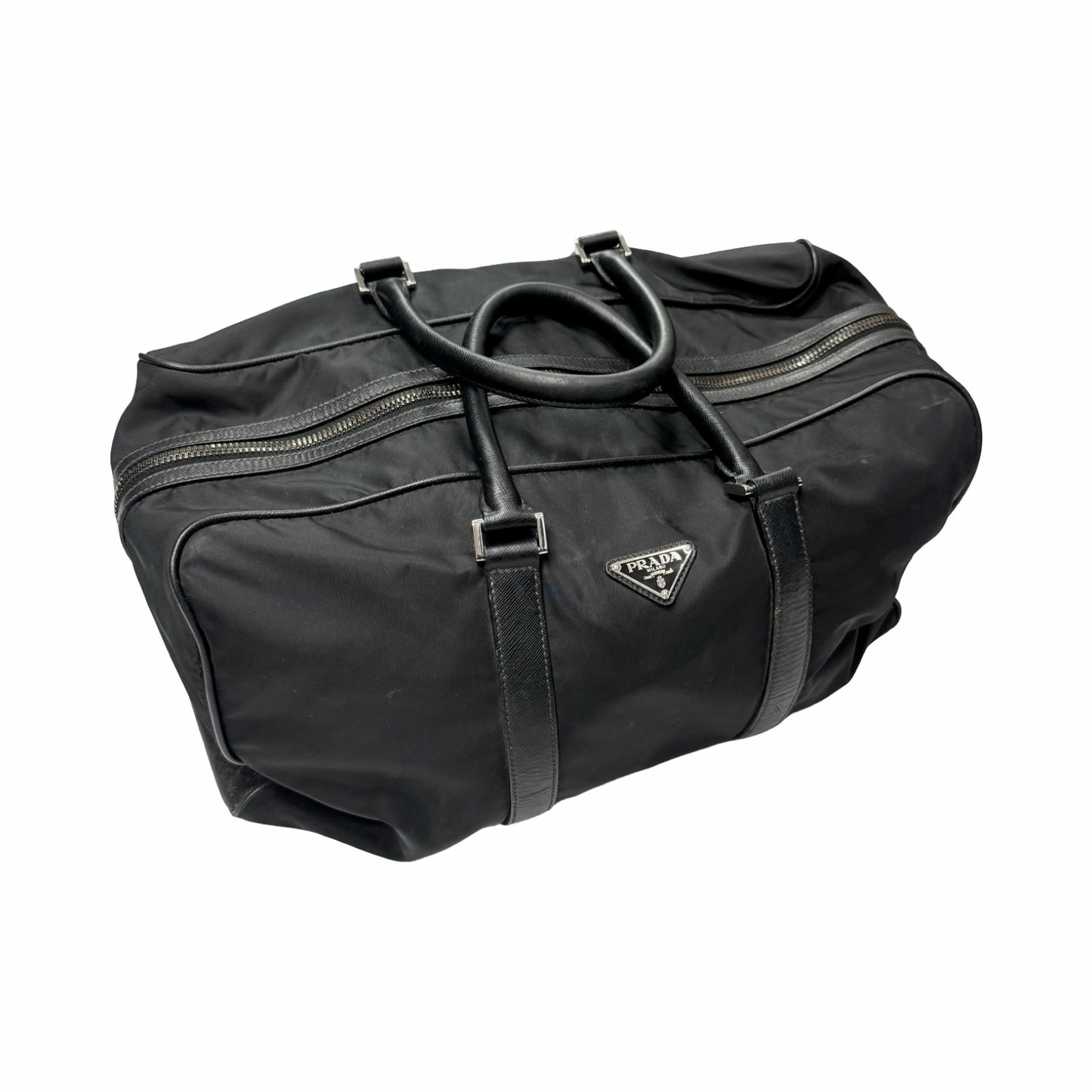 Prada Milano nylon duffle bag (M)