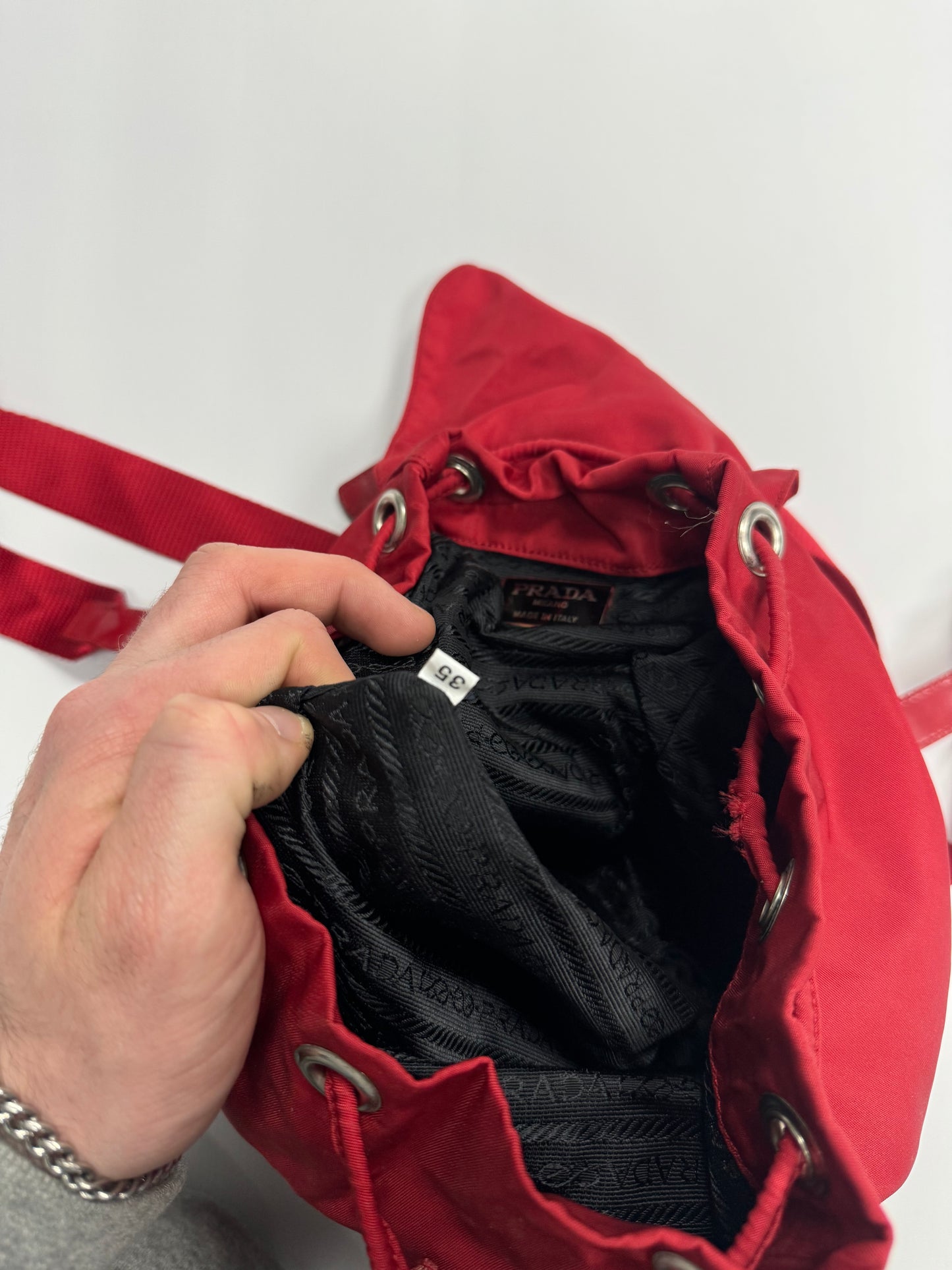 Prada Milano nylon rucksack (OS)