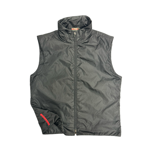 Prada sport nylon padded gilet (L)
