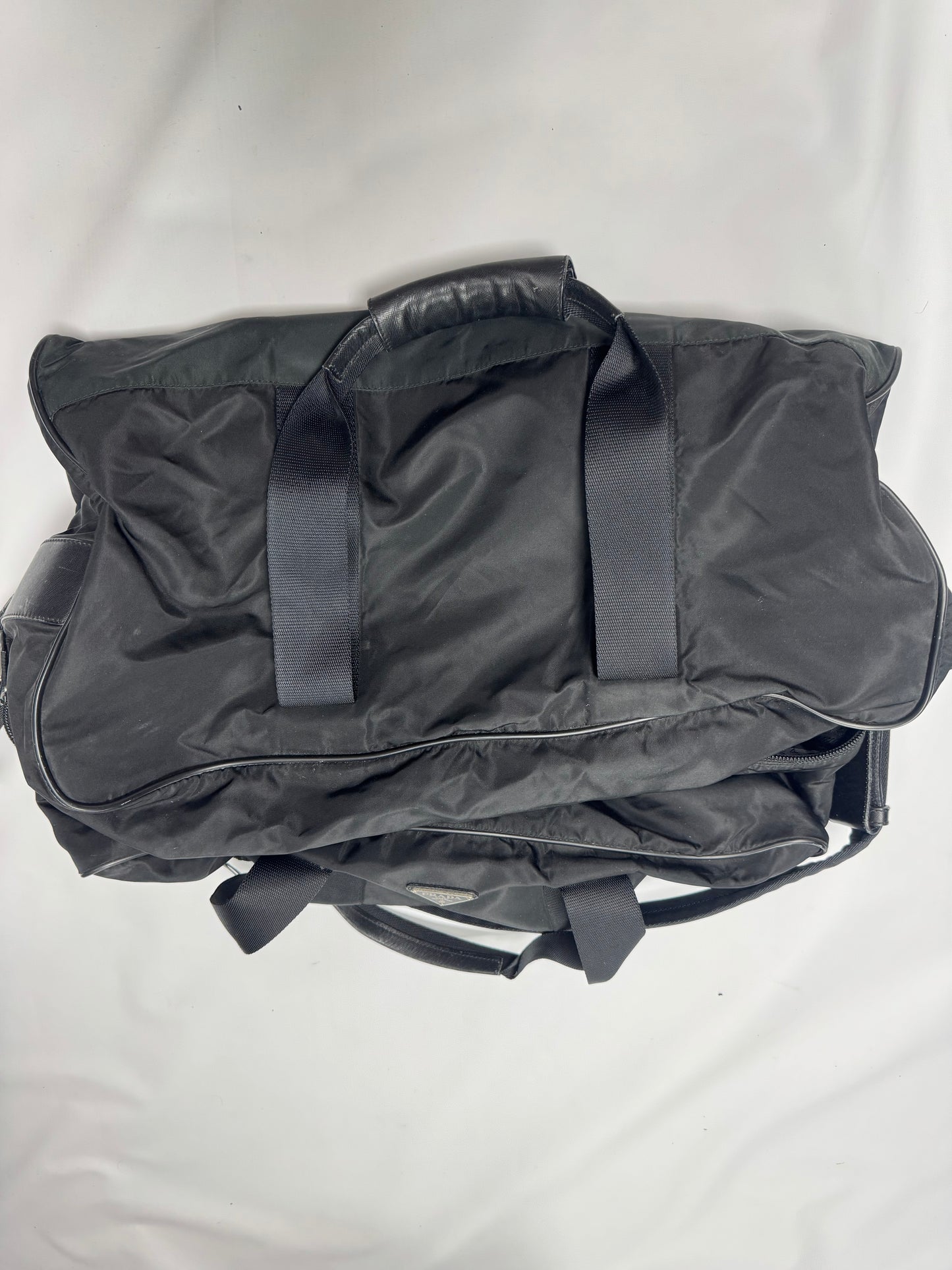 Prada Milano nylon duffle bag (L)