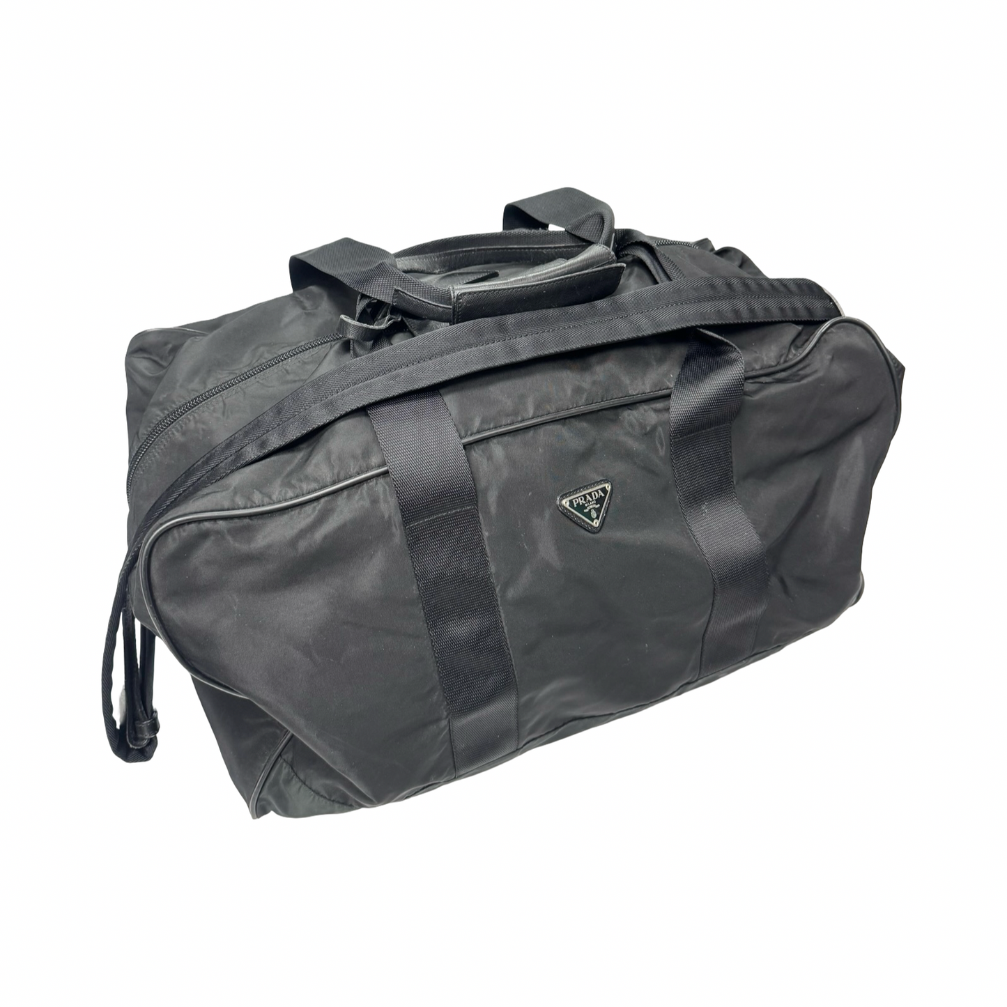 Prada Milano nylon duffle bag (L)