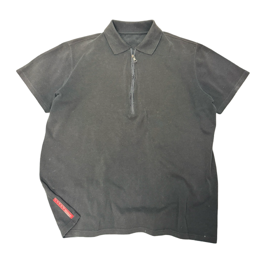 Prada sport half zip polo shirt (L)