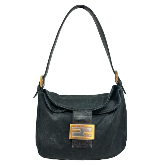 Fendi Mamma Baguette satin shoulder bag