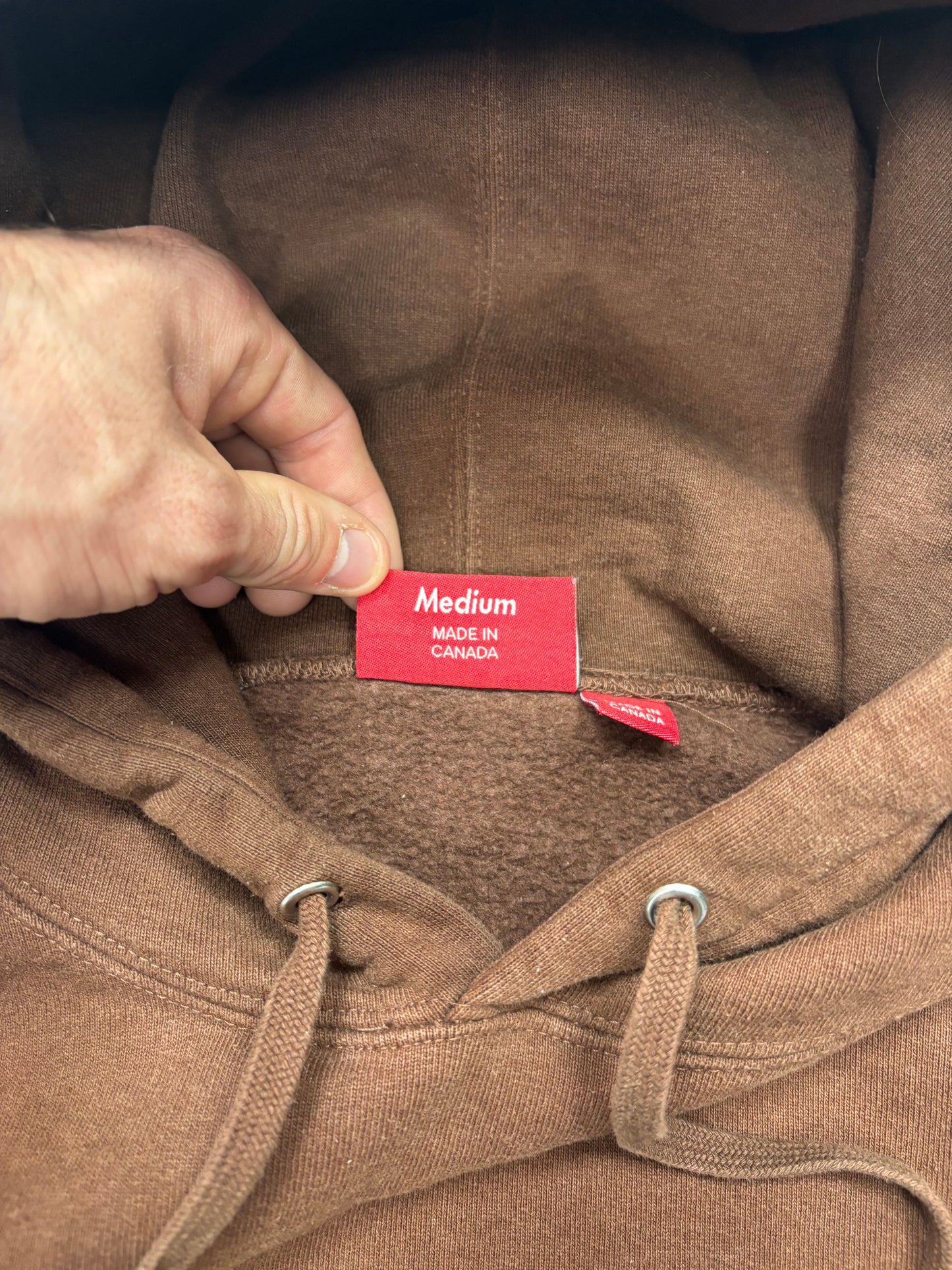 Supreme bling box logo hoodie (M)