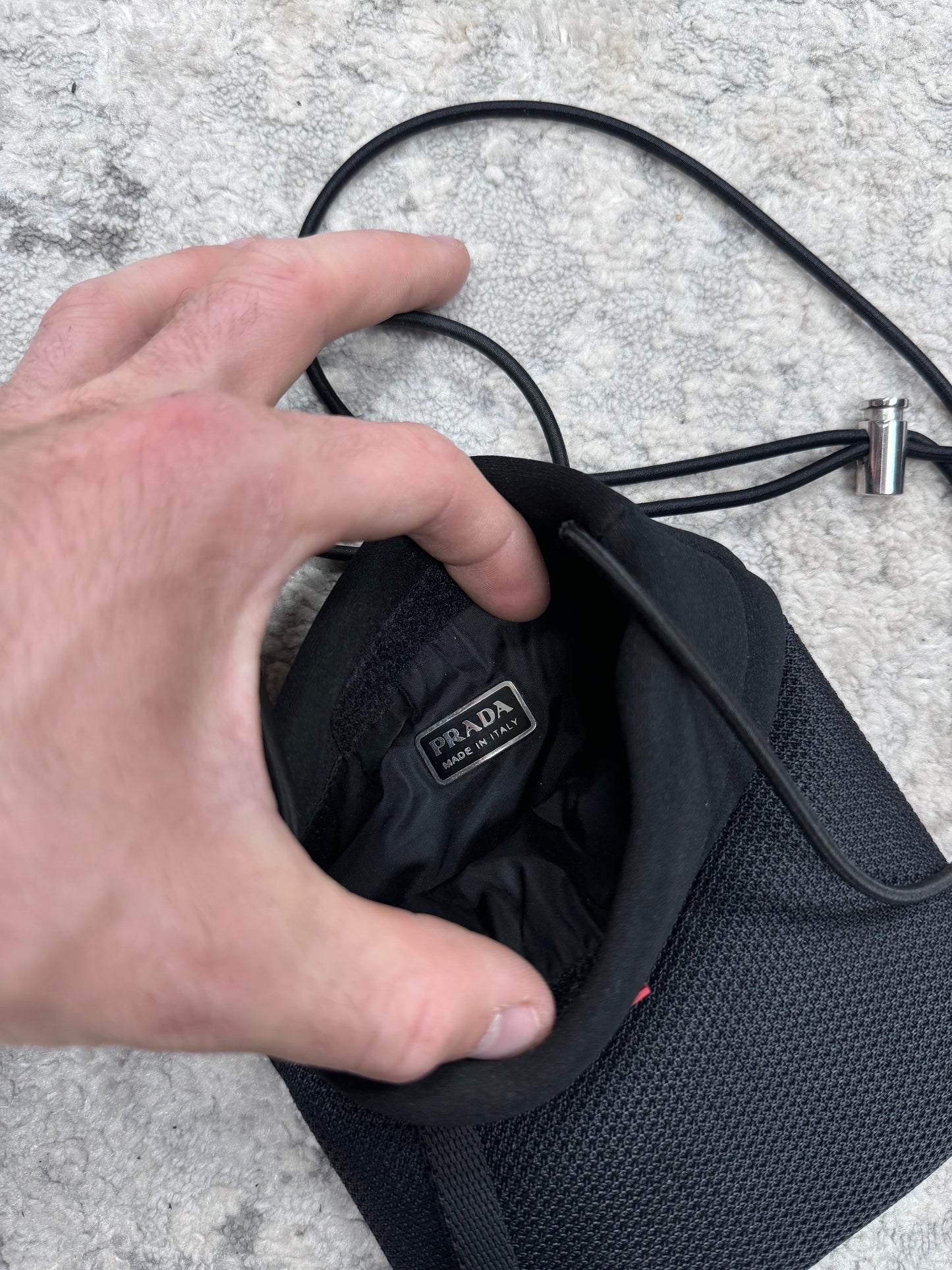 Prada sport nylon elastic shoulder bag (OS)