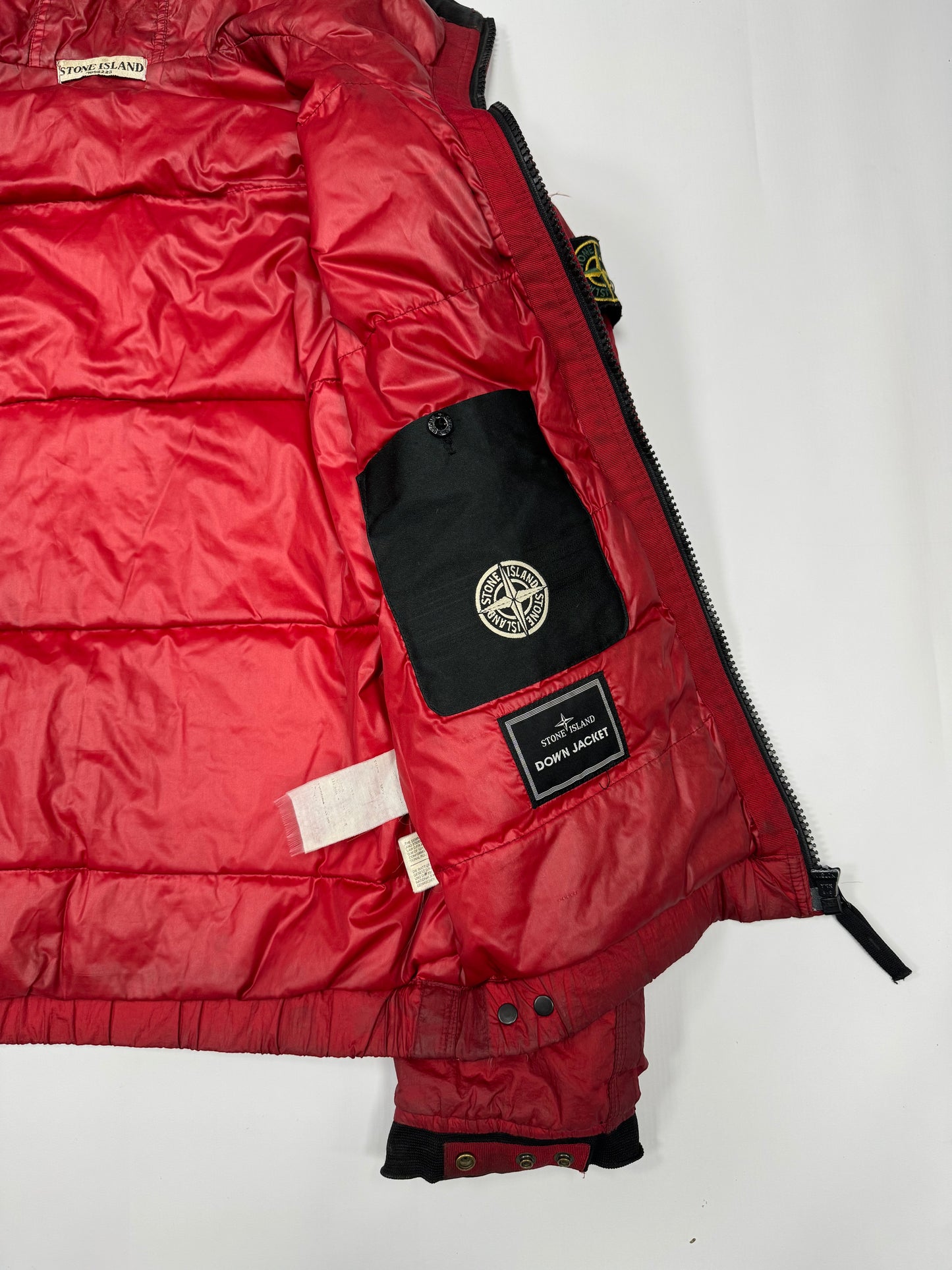 Stone island goose down jacket (M)