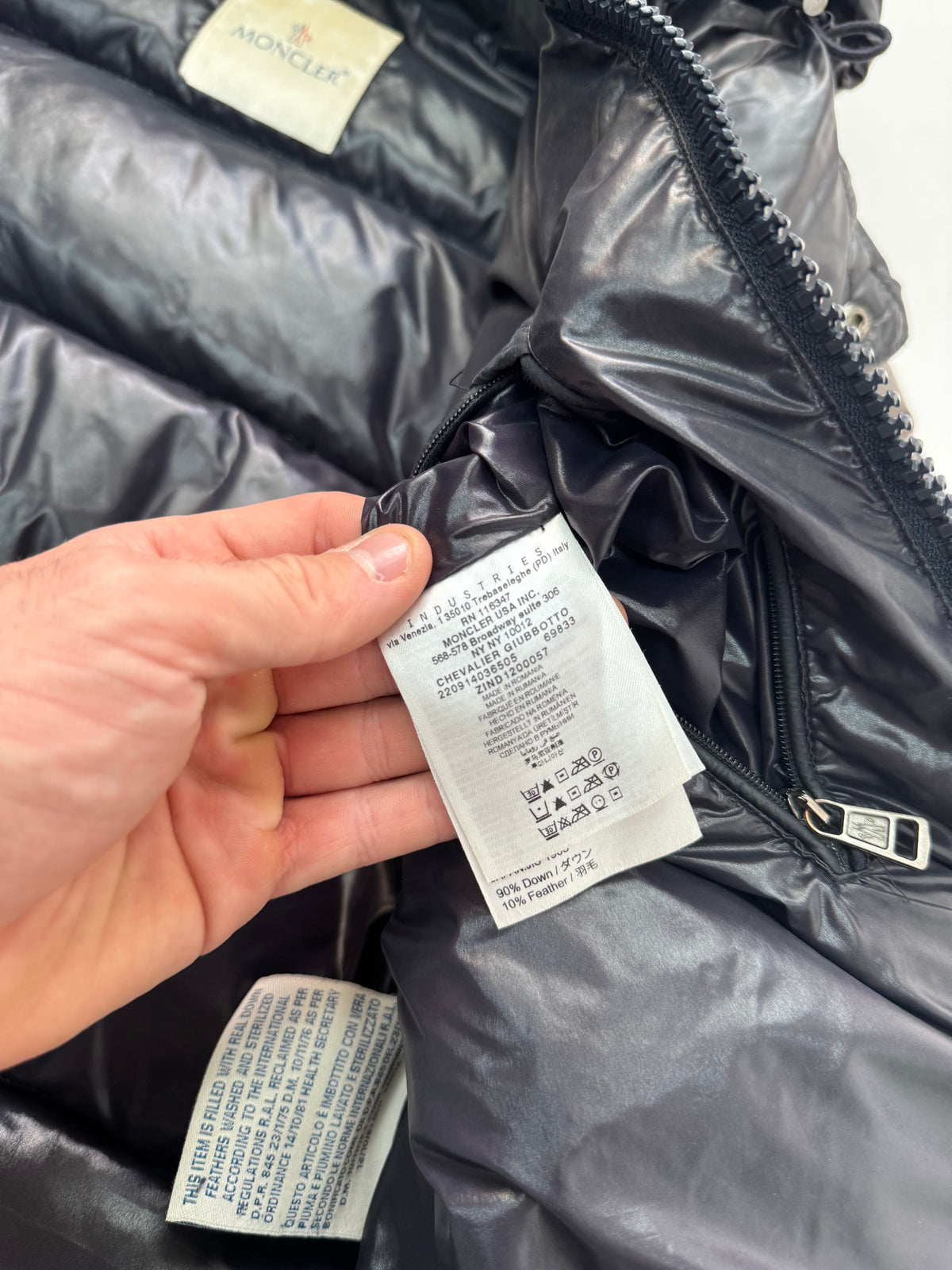 Moncler chevalier giubbotto down jacket (XL)