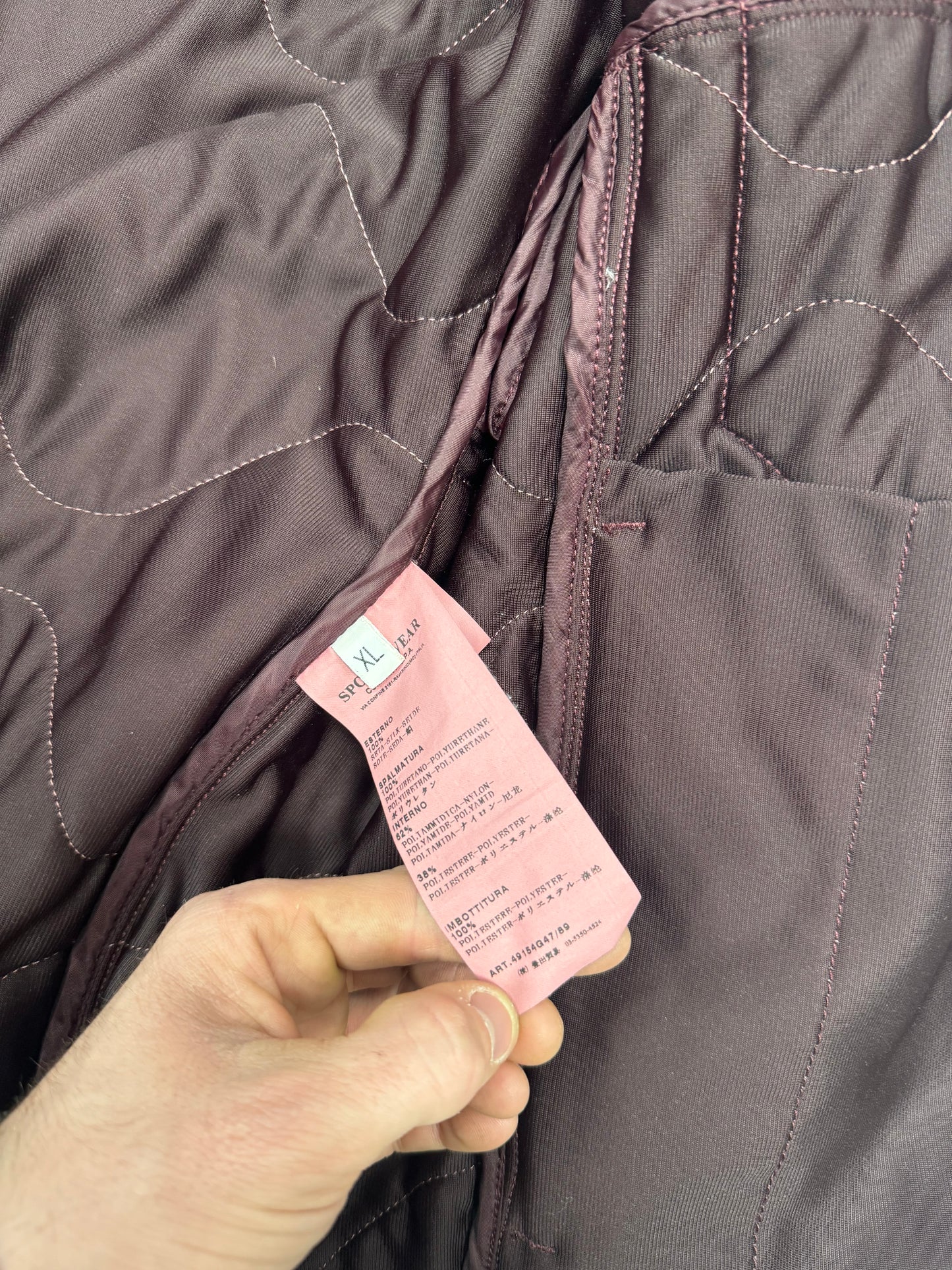 Stone island mussola prismatica jacket (XL)