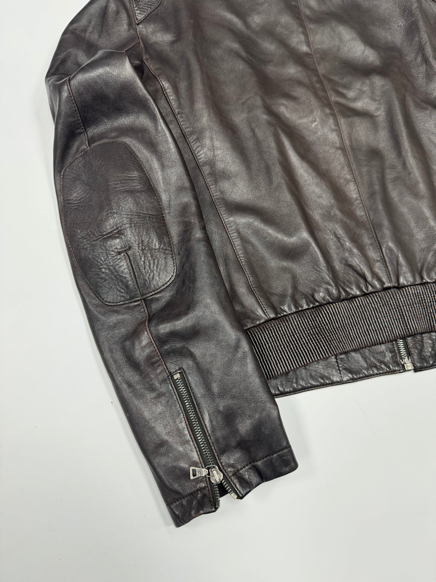 Prada Milano leather jacket (M)