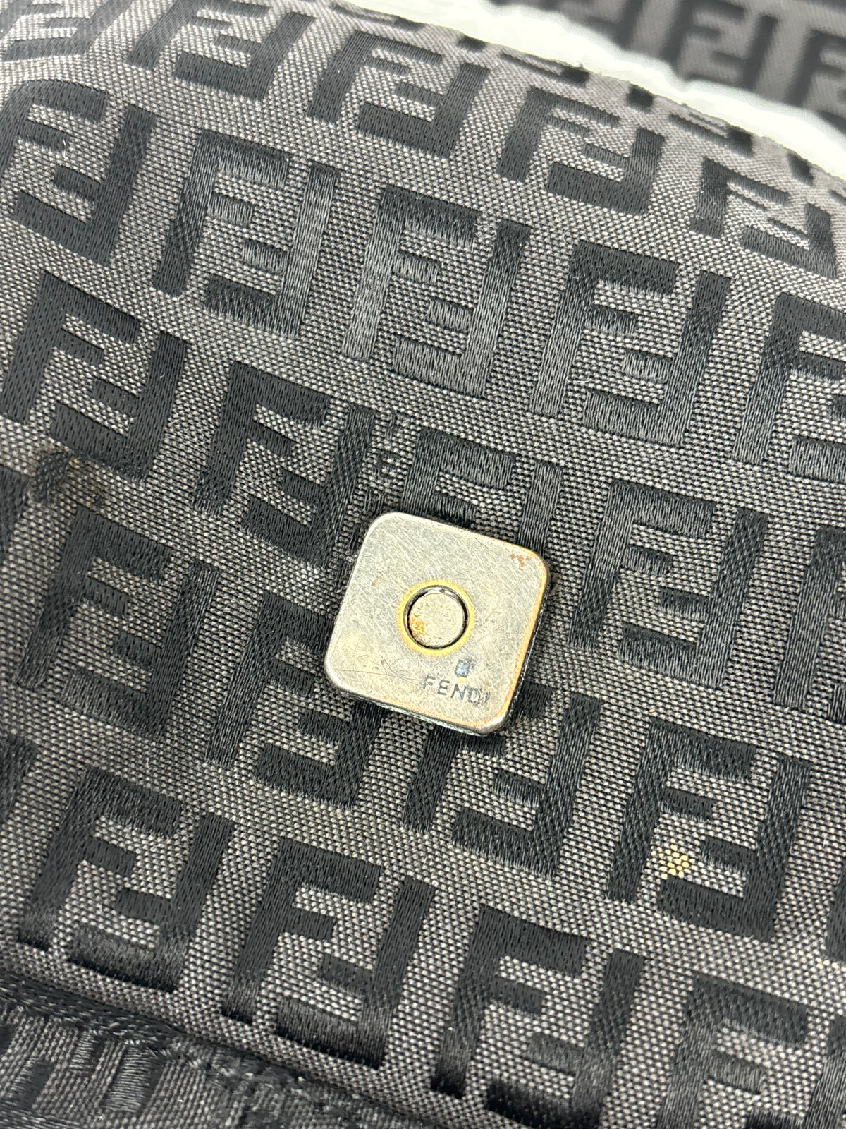 Fendi Zucca mini FF baguette shoulder bag