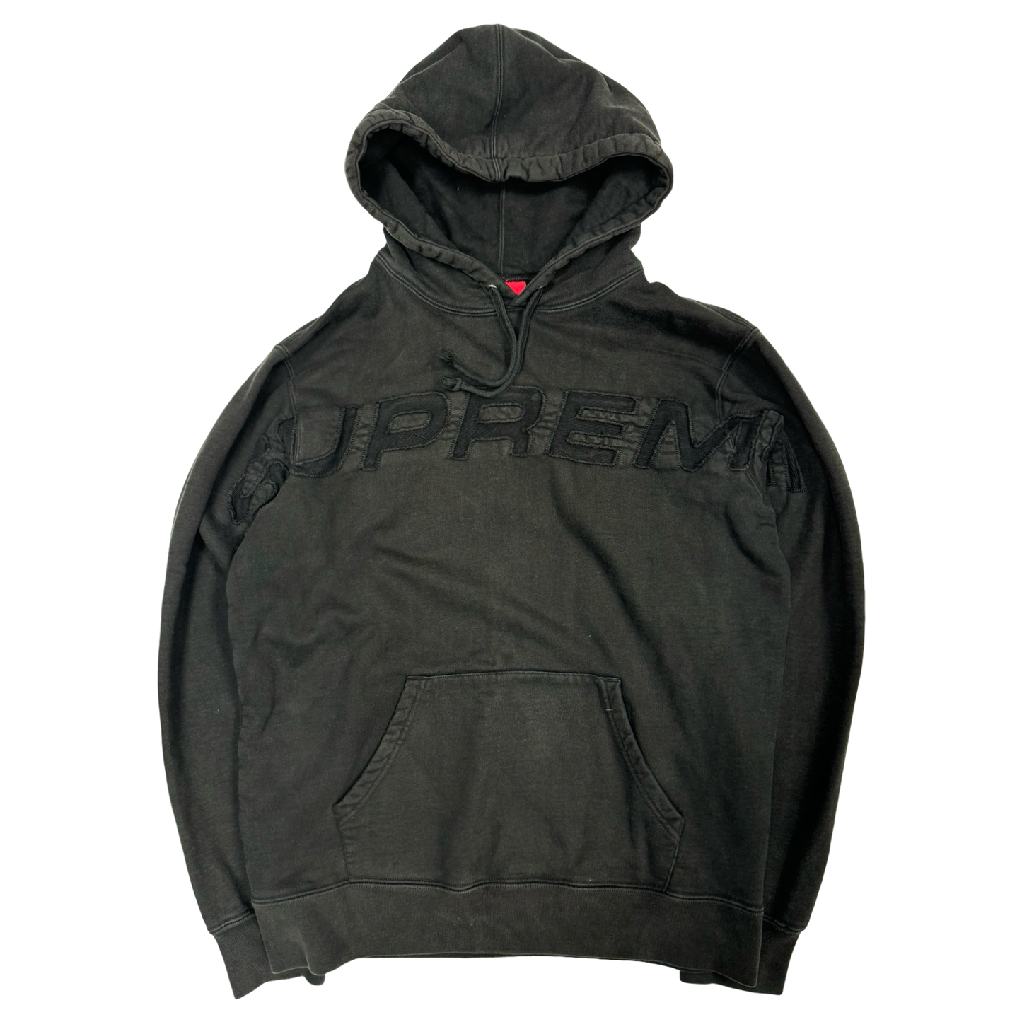 Supreme spell out hoodie (M)