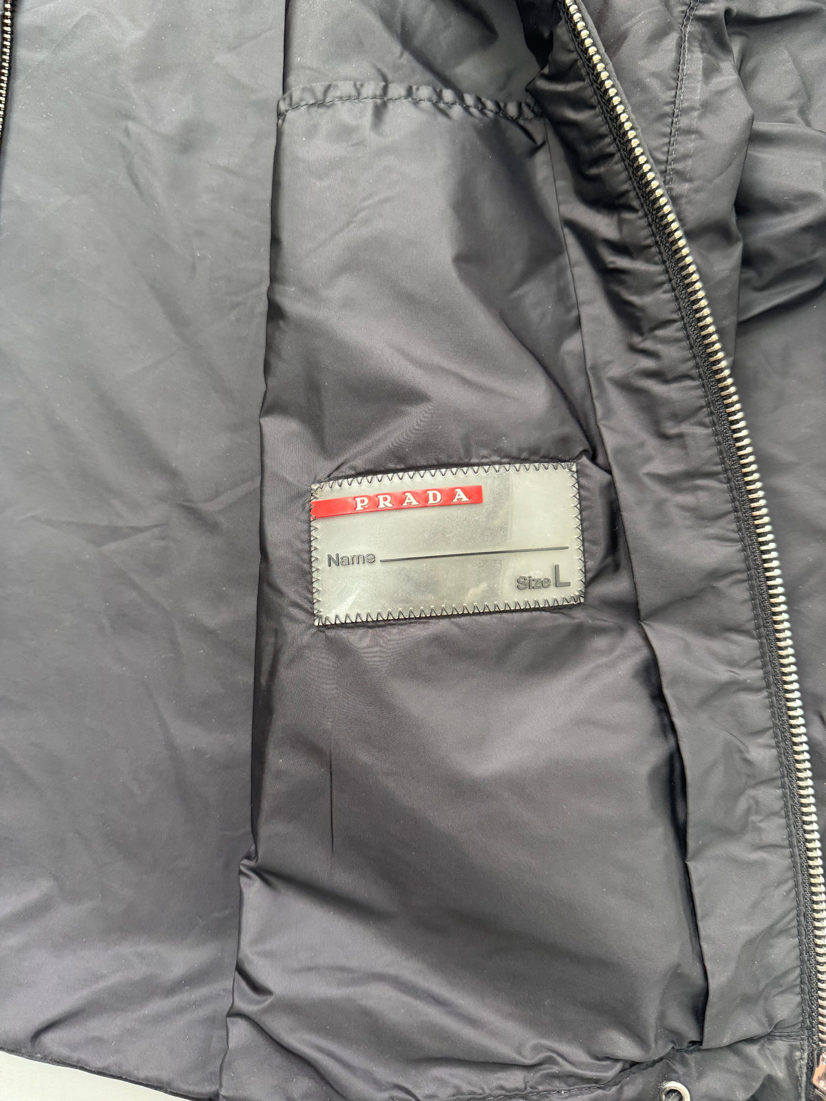 Prada Milano nylon windbreaker (L)