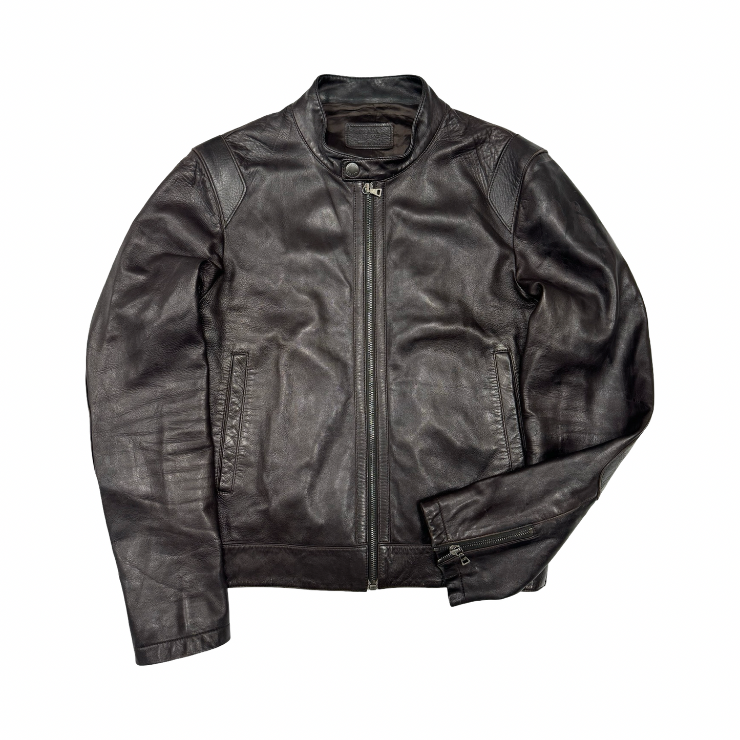 Prada Milano leather jacket (M)