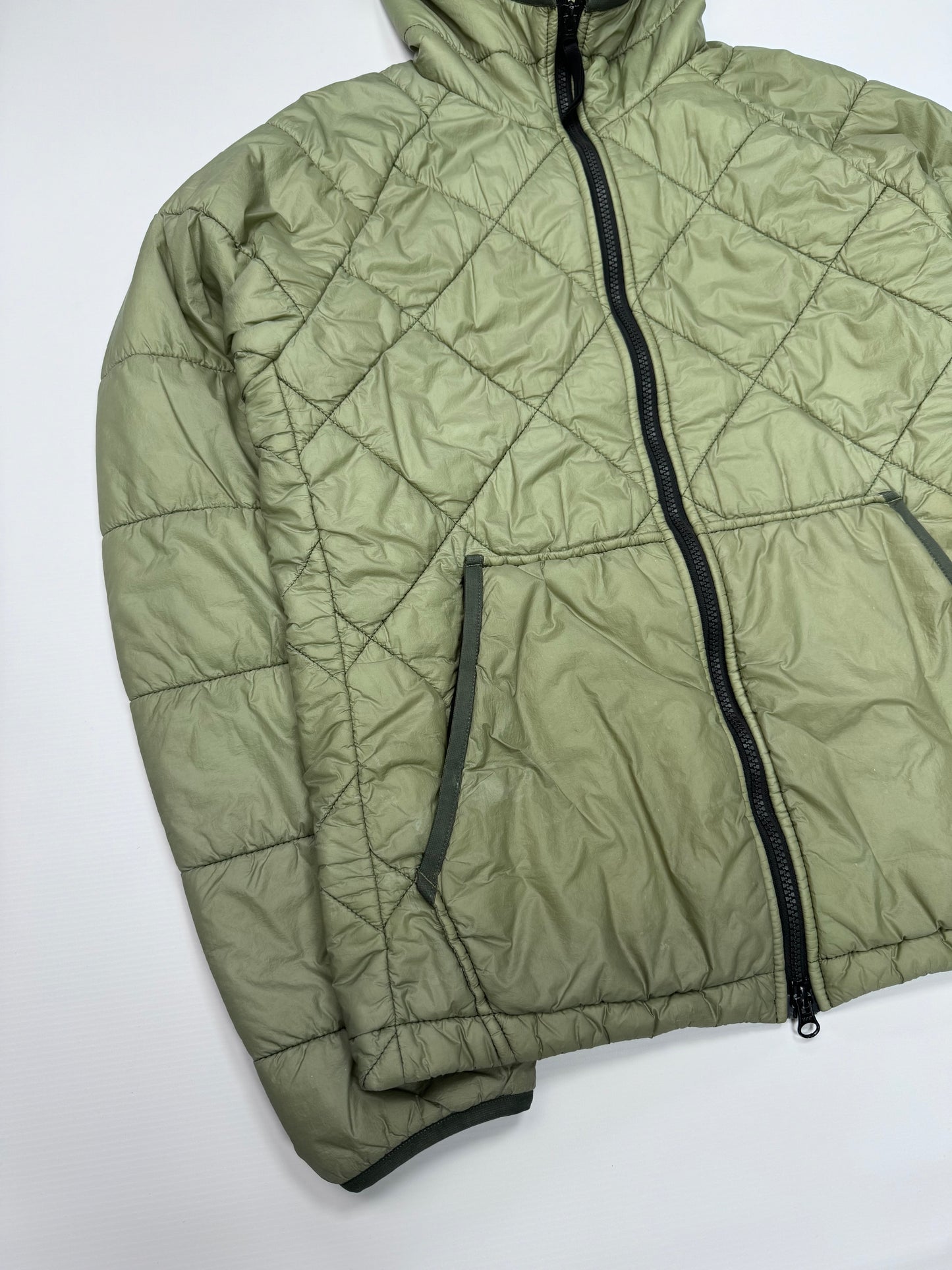 Stone island garment dyed padded jacket (M)