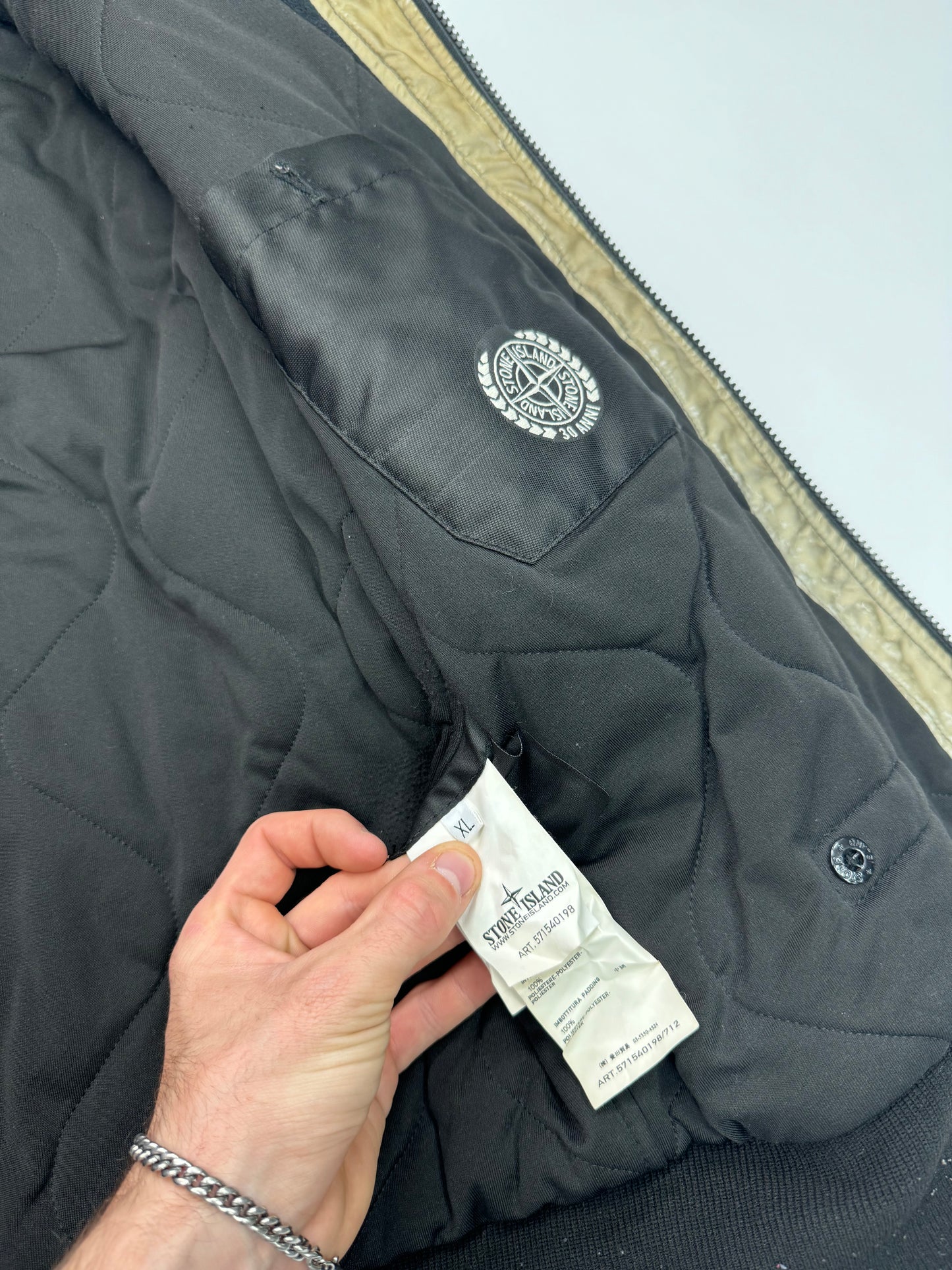 Stone island thermo reflective jacket (XL)