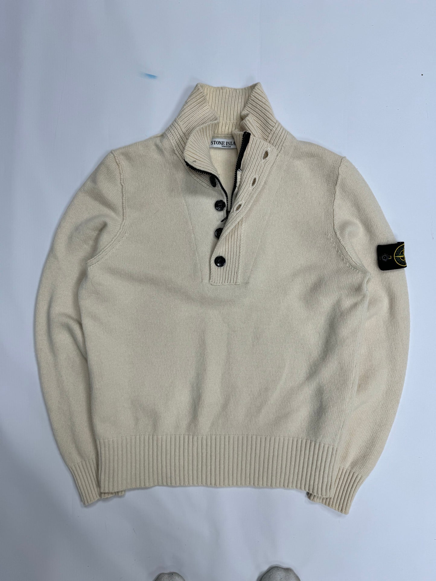 Stone island A/W 2010 quarter zip knit sweatshirt (M)