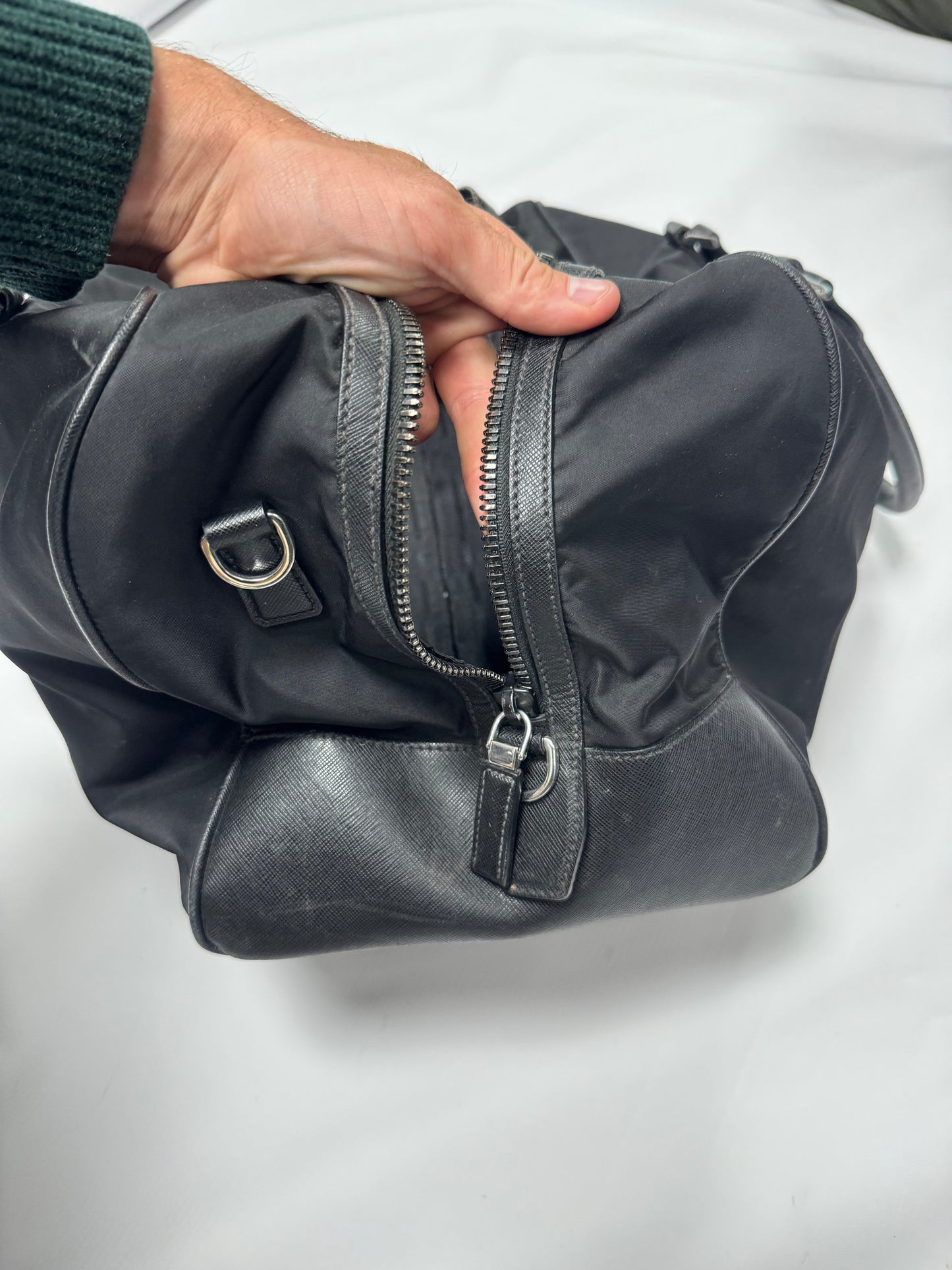 Prada Milano nylon duffle bag (M)