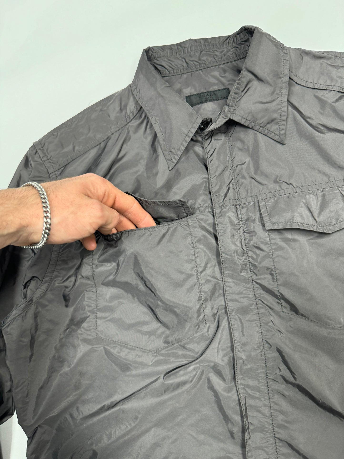Prada sport nylon over shirt (M)