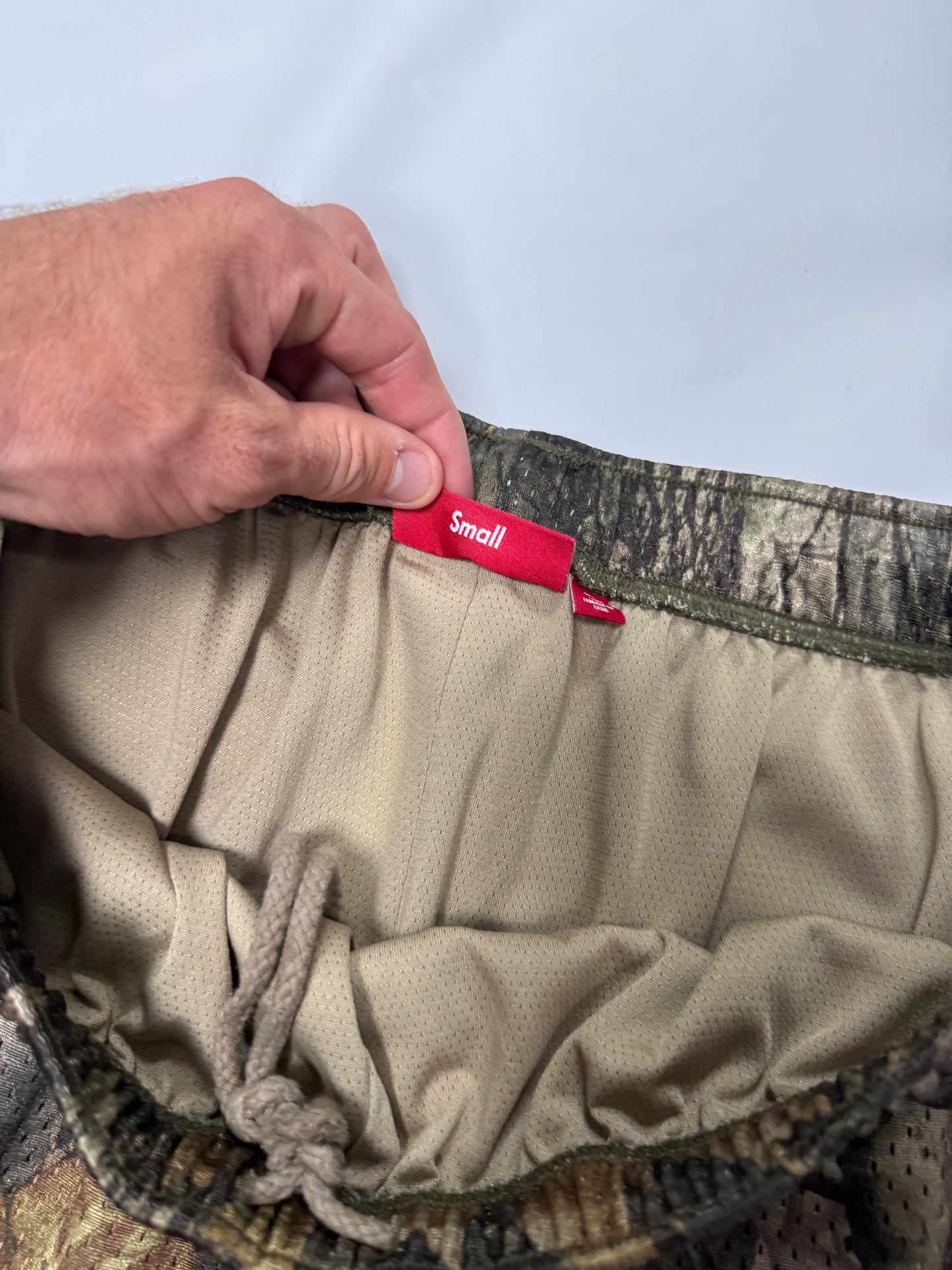 Supreme real tree mesh shorts (S)