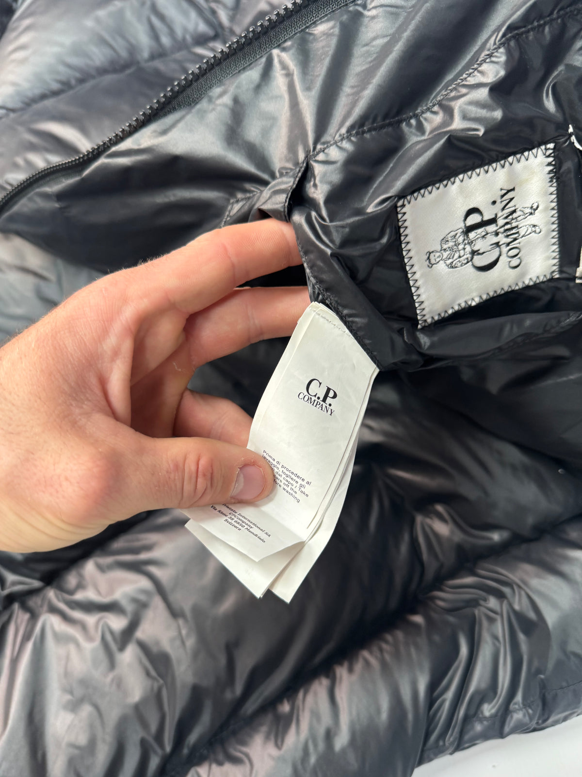 Cp company goggle DD shell down jacket (L)