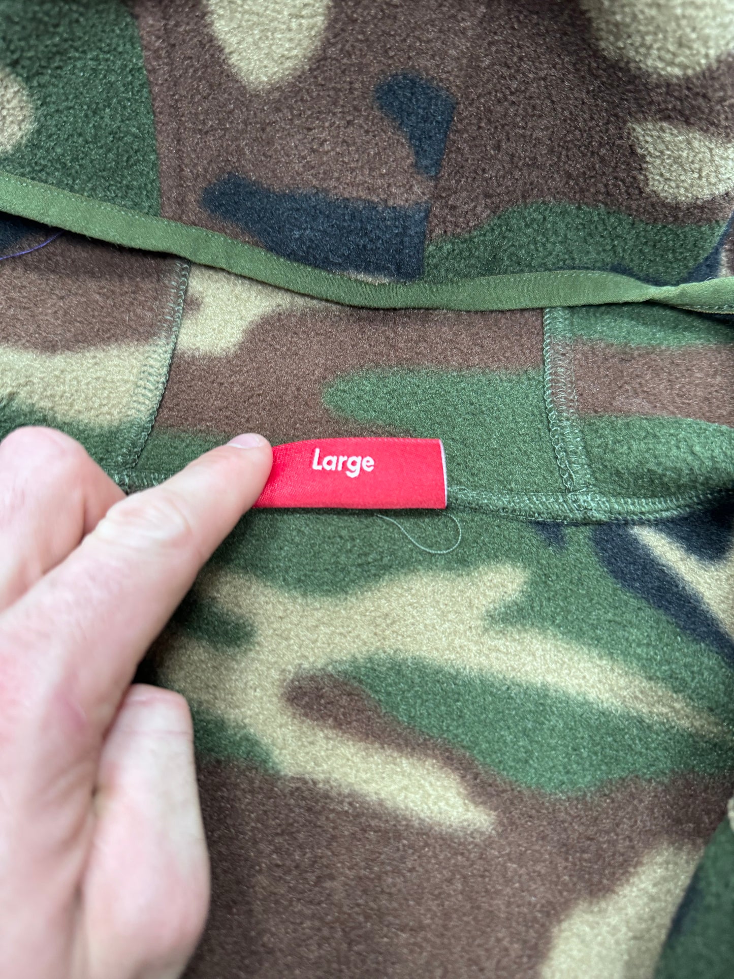 Supreme polartec ninja fleece hoodie (L)