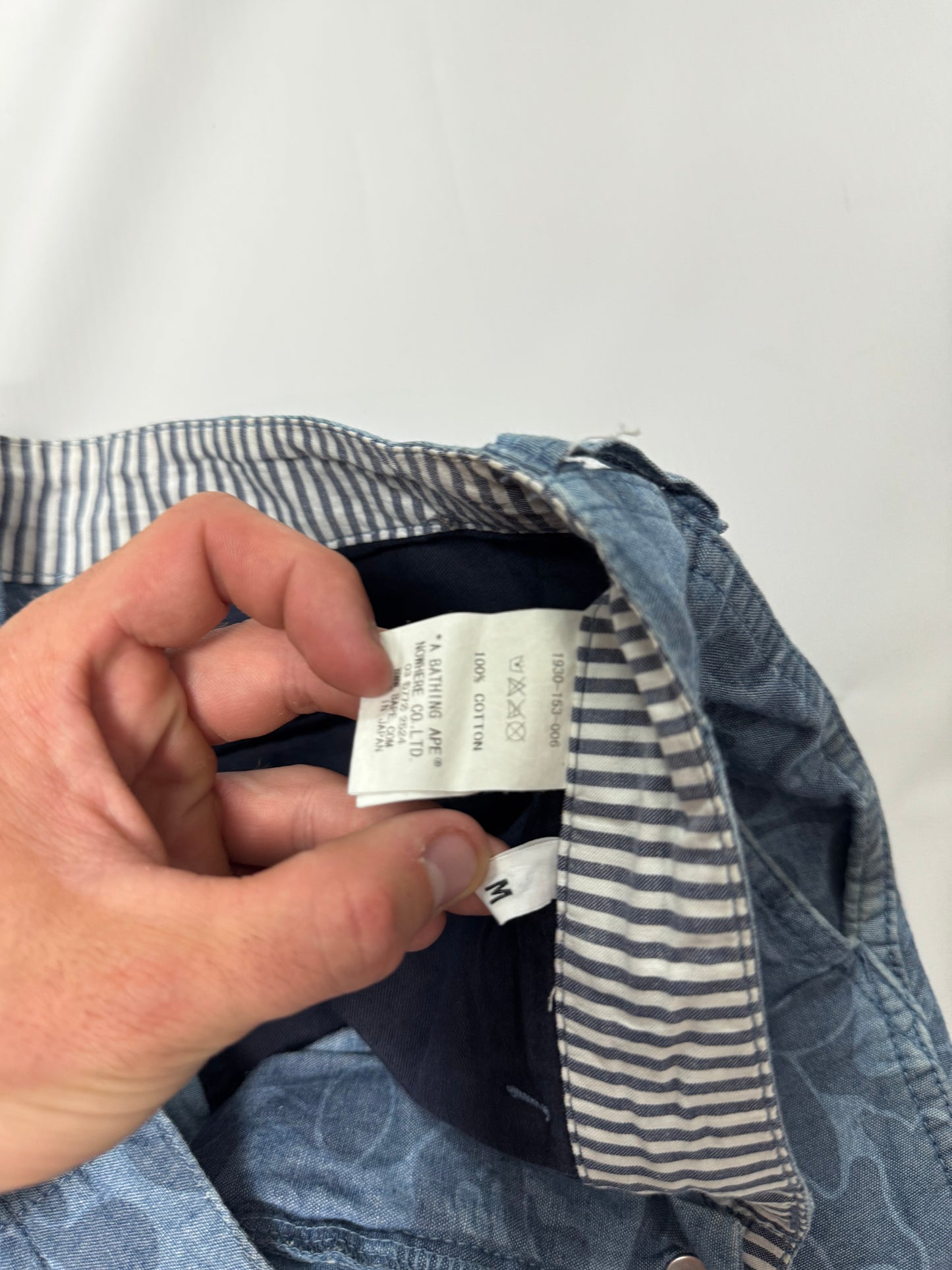 Bape camo Bermuda shorts (M)