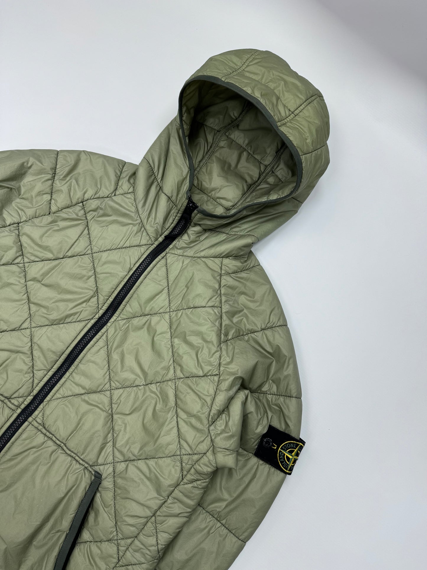 Stone island garment dyed padded jacket (M)