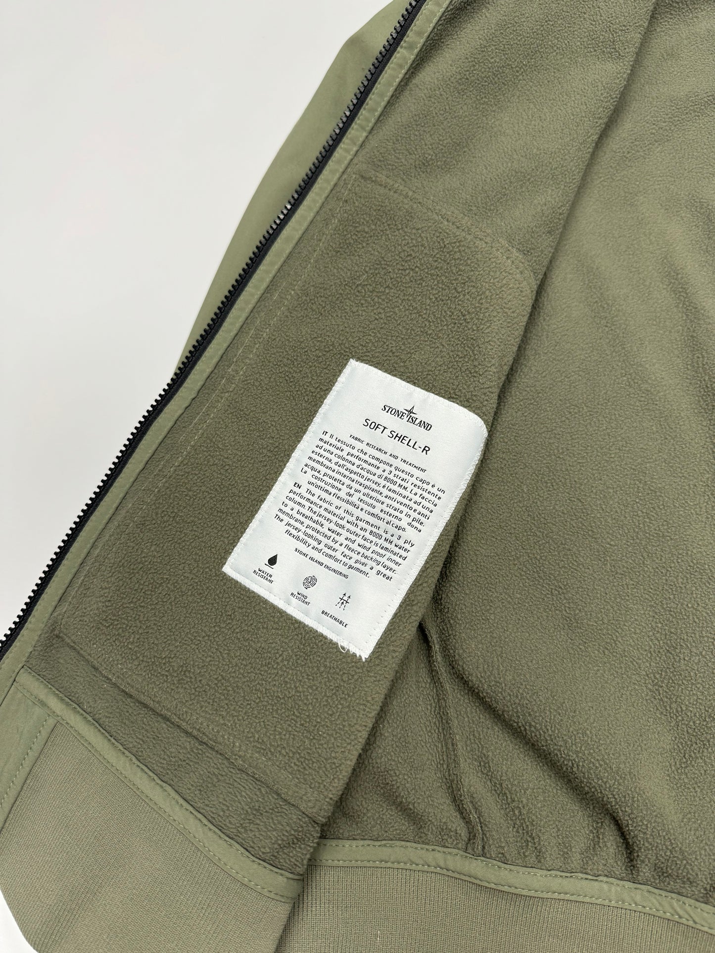 Stone island soft shell jacket (L)