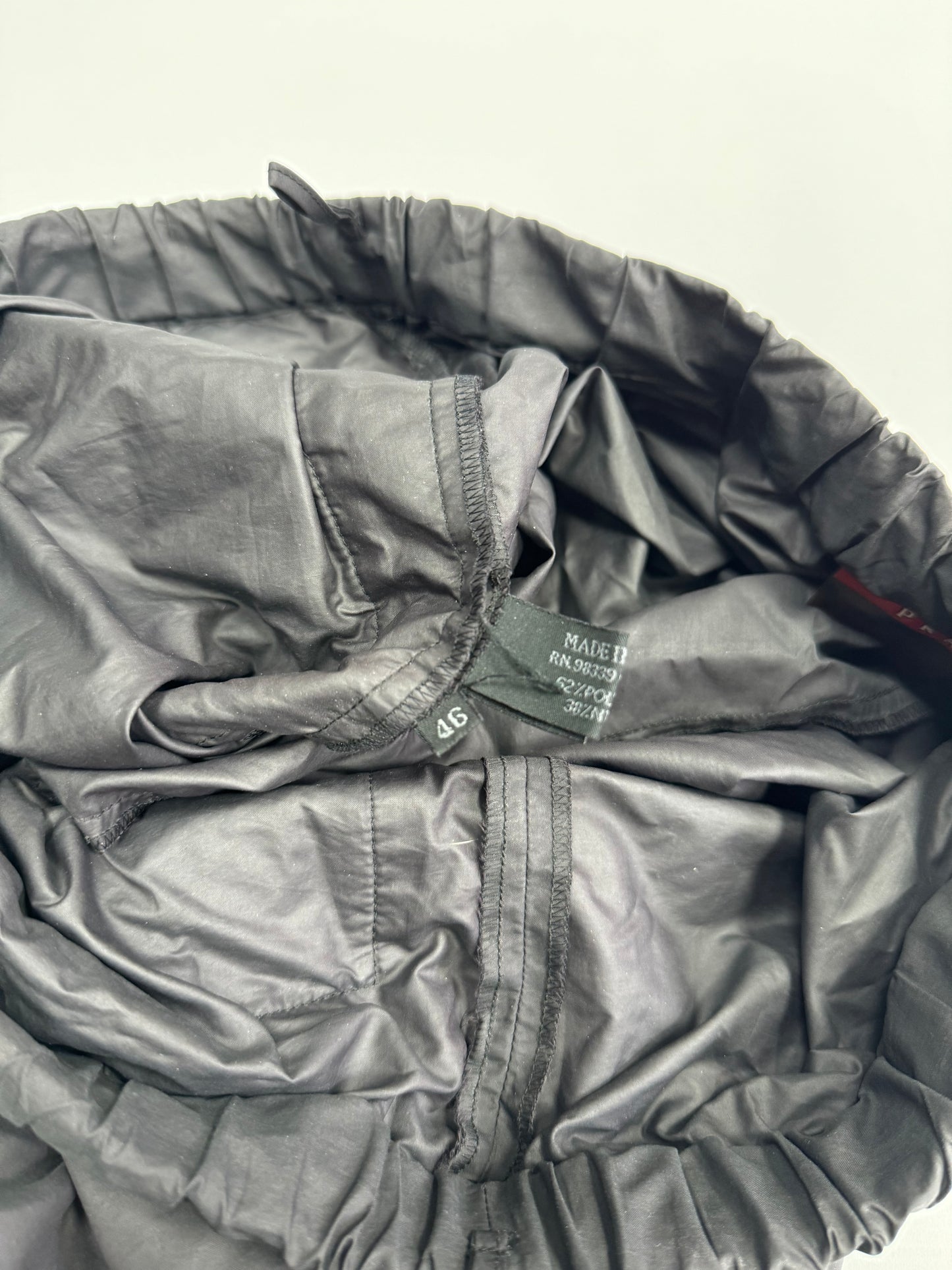 Prada sport nylon track pants (L)