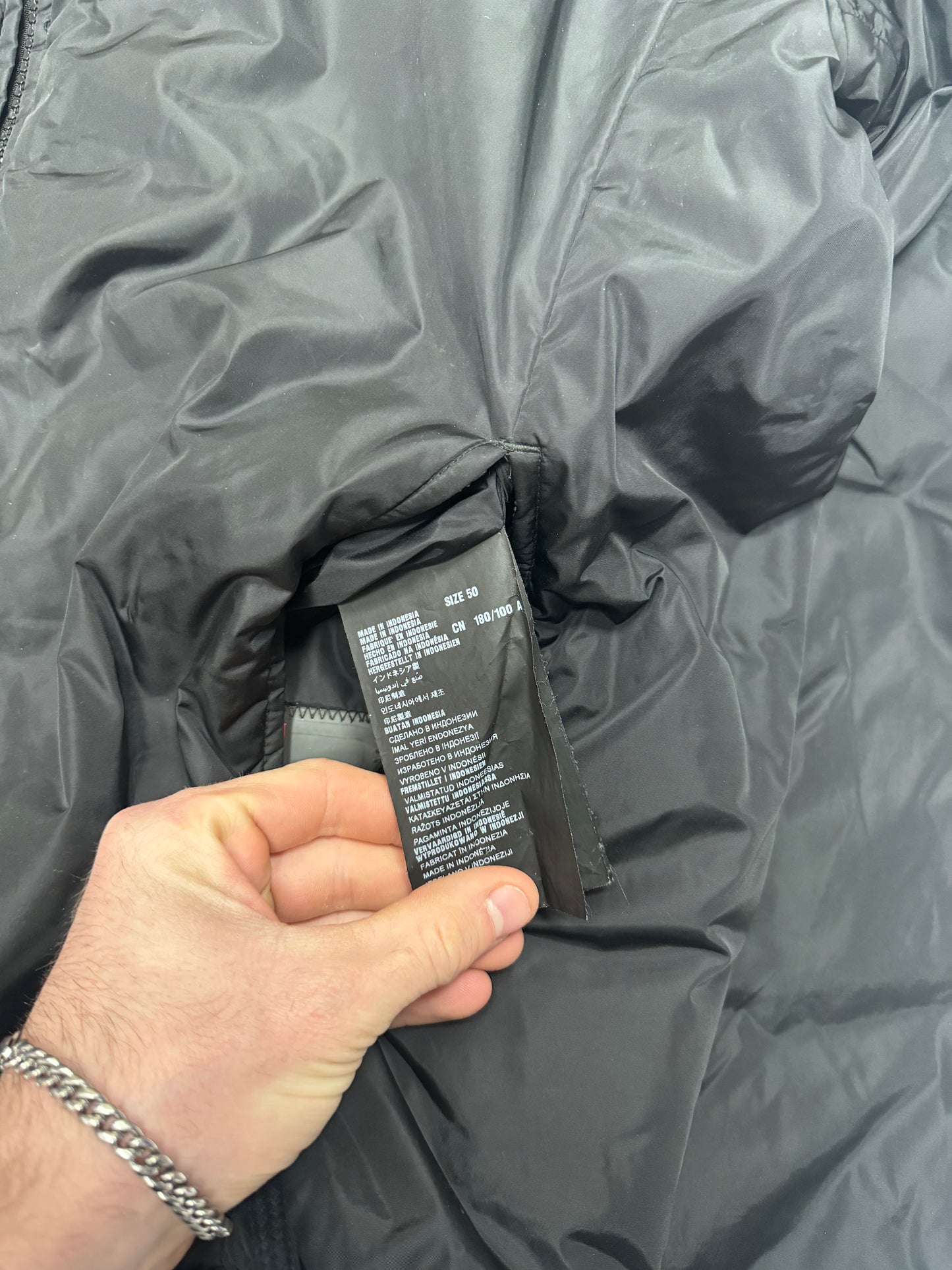 Prada sport nylon padded reversible jacket (L)