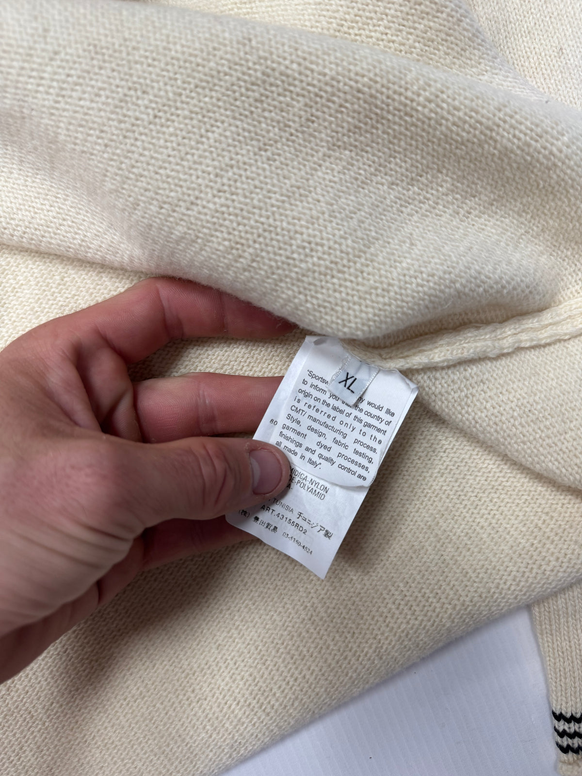 Stone island vintage knit sweatshirt (XL)